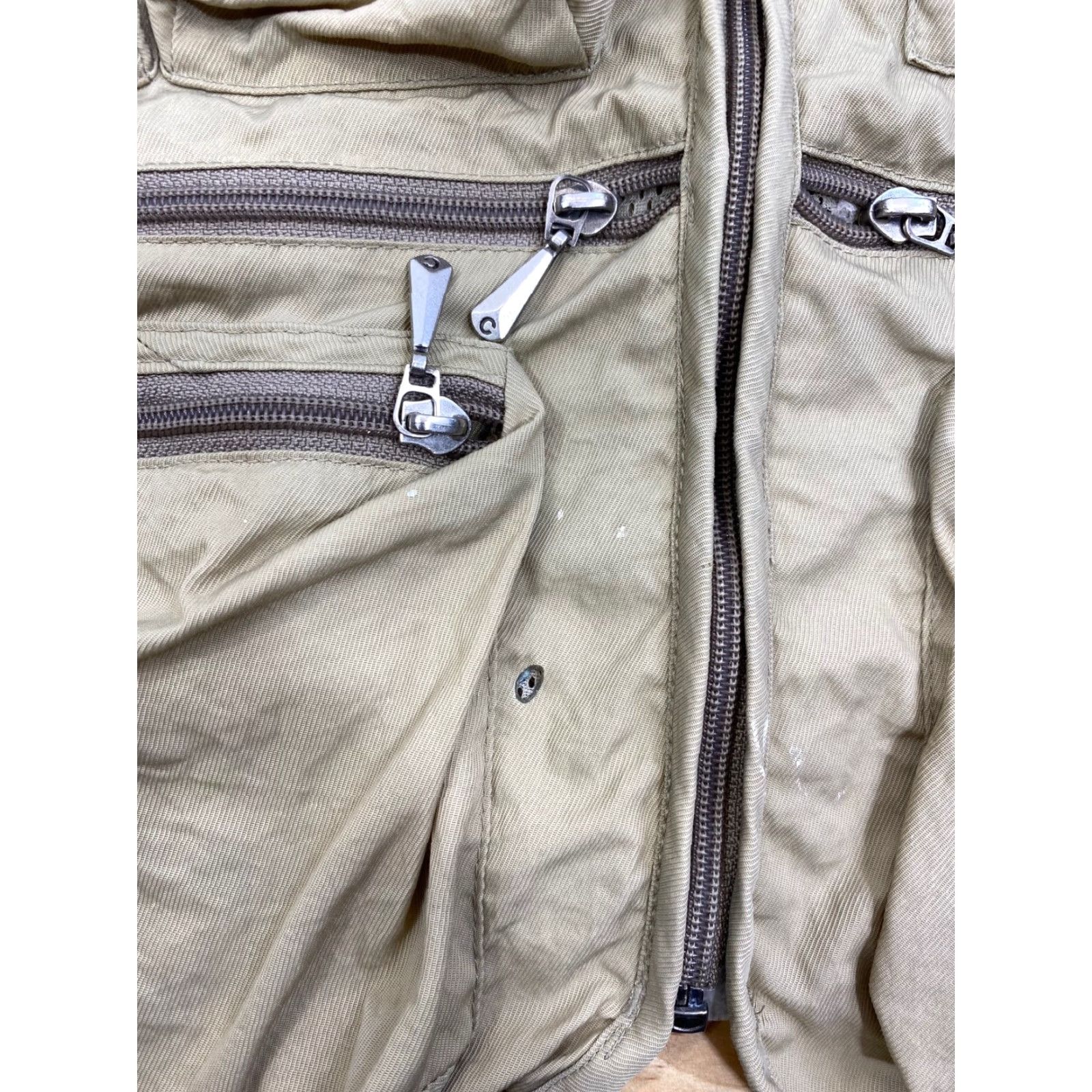 Vintage Califf Vest Outdoor Men XL Beige Pockets Hunting 3400 Size US XL / EU 56 / 4 - 6 Thumbnail