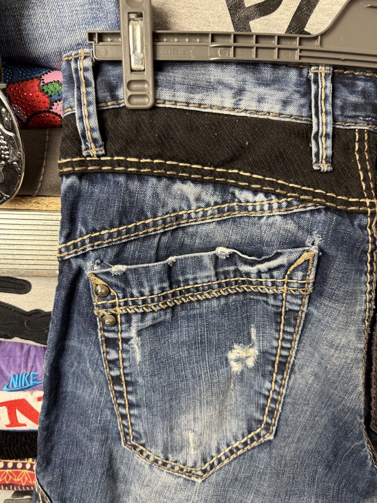 If Six Was Nine Vintage y2k Kapital style patchwork jeans avant garde Y2k Size US 32 / EU 48 - 12 Thumbnail