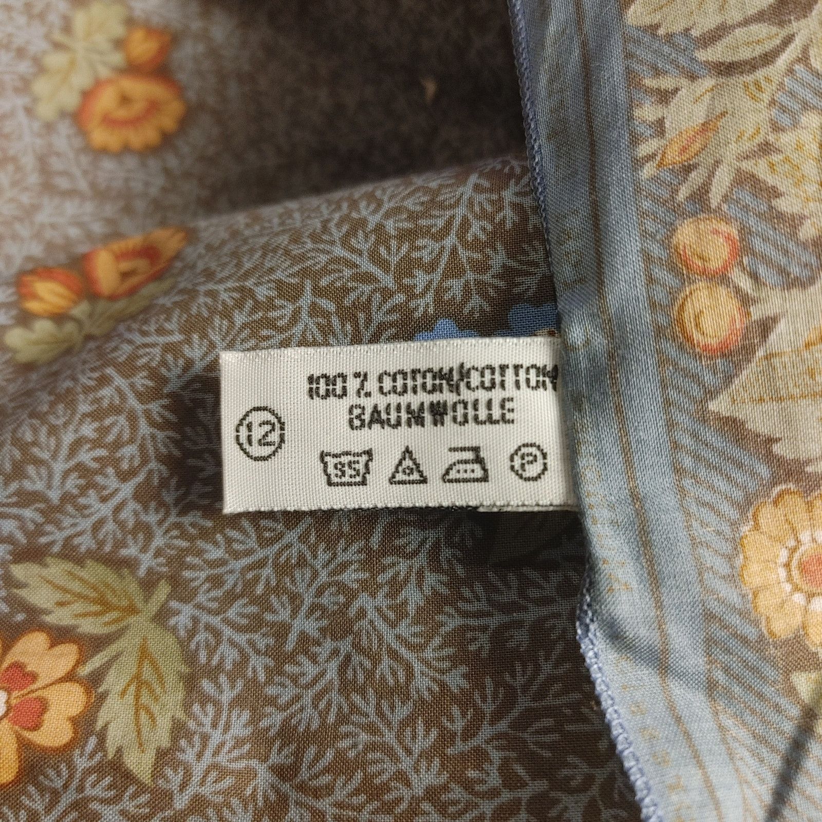 Other M.I.E 68 Ribeauville France VTG 38" Square Floral TableCloth Size ONE SIZE - 3 Thumbnail