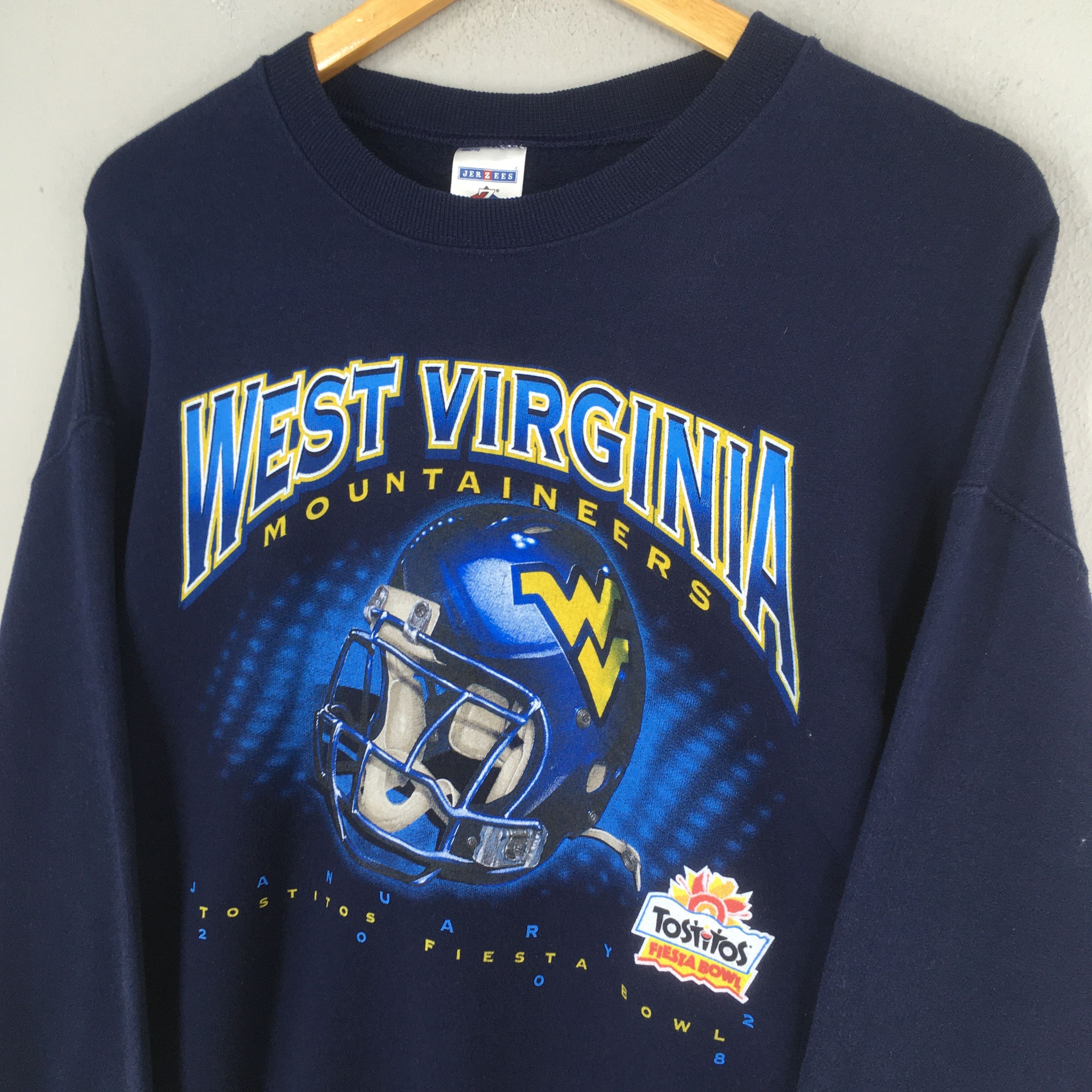 NCAA × Vintage Vintage West Virginia Mountaineers NCAA Sweatshirt Large Size US L / EU 52-54 / 3 - 3 Thumbnail