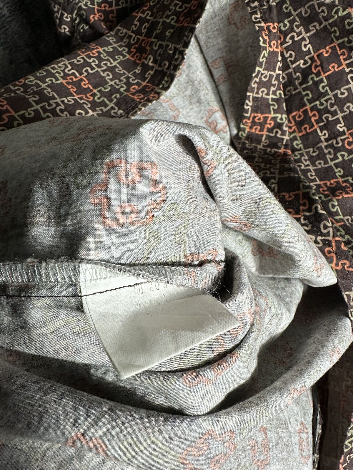 In The Attic IN THE ATTIC ARCHIVE PUZZLE WESTERN GOTHIC BUTTON SHIRT Size US L / EU 52-54 / 3 - 7 Thumbnail