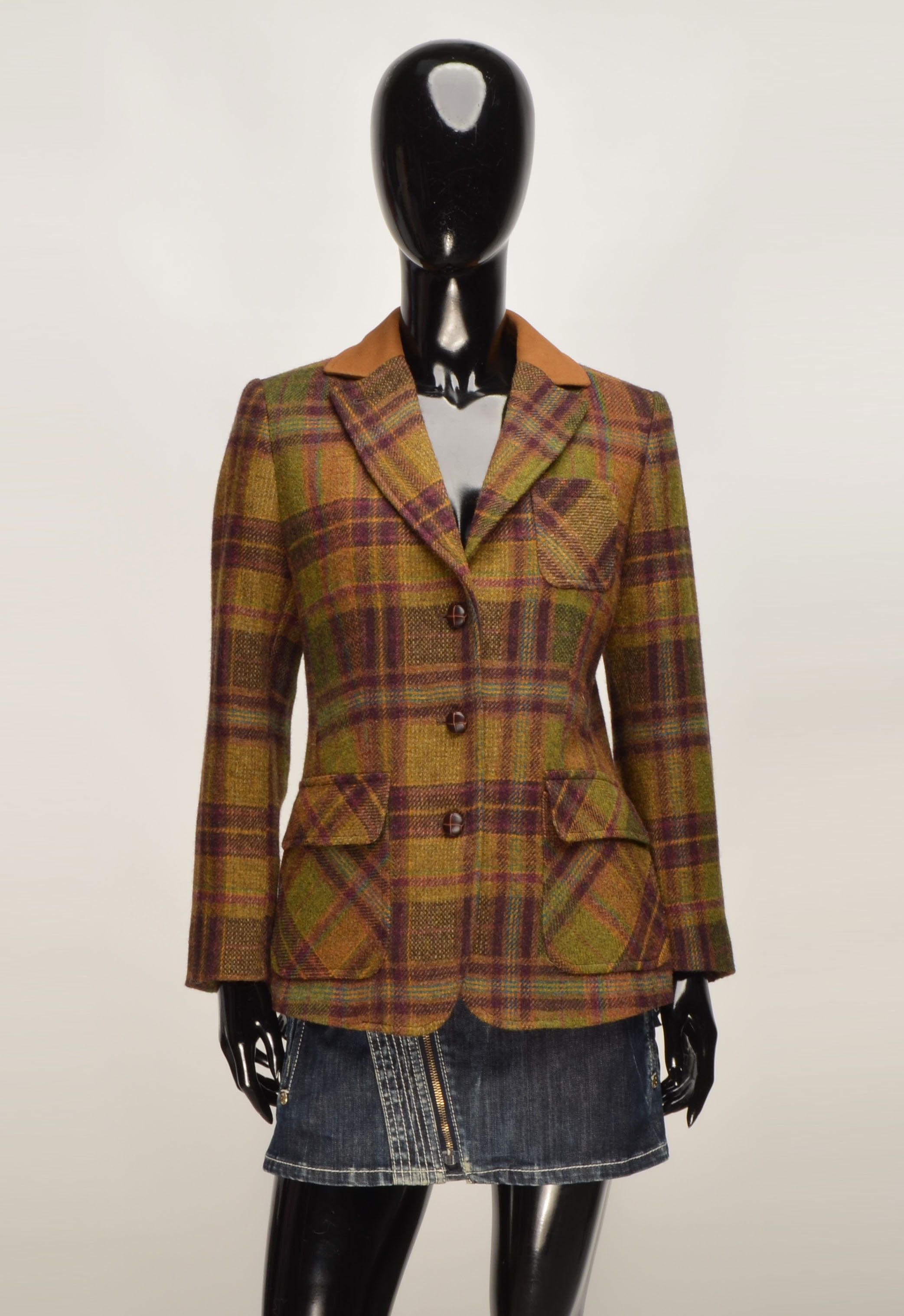 Barbour Barbour Plaid Tweed Pure Wool Multicolor Allanton Jacket Size M / US 6-8 / IT 42-44 - 1 Thumbnail