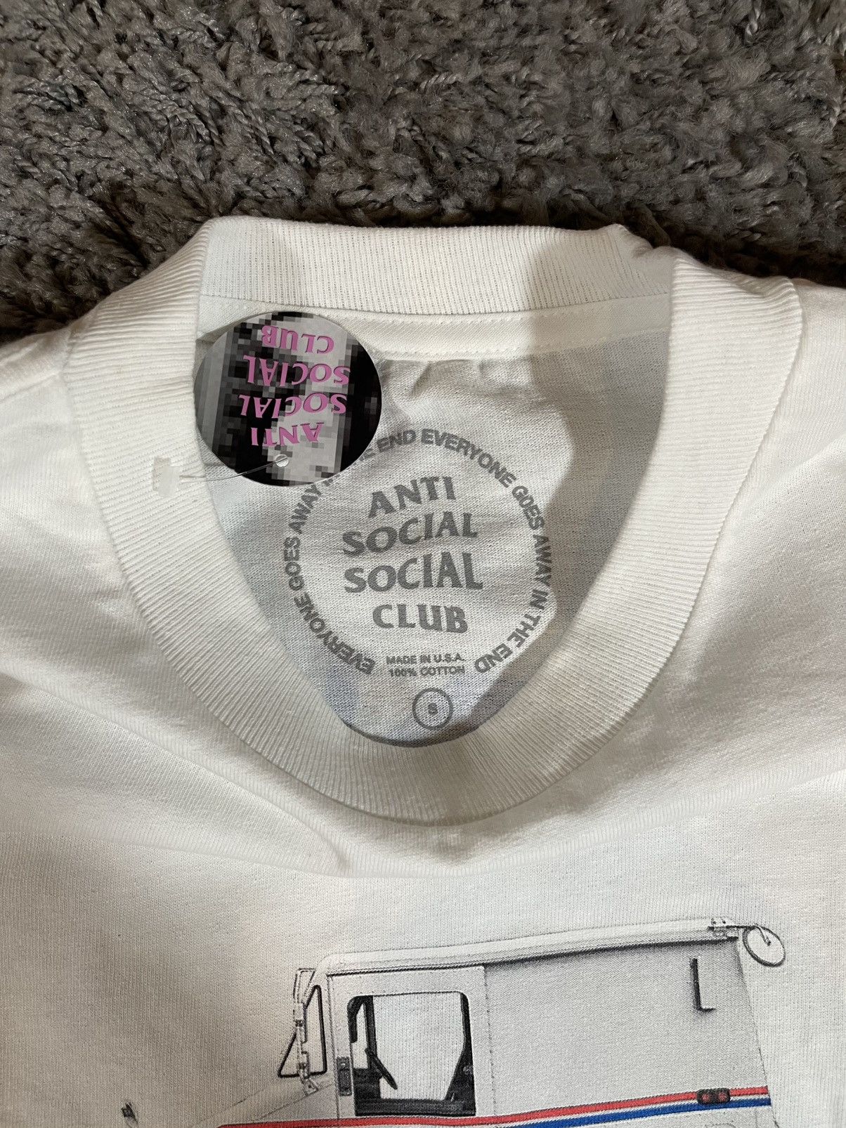 Anti Social Social Club ASSC USPS Mail Truck Tee White Blue Size US S / EU 44-46 / 1 - 4 Thumbnail