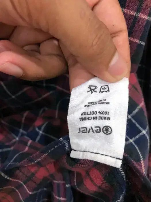 Flannel Japanese Brand Ever Plaid Tartan Flannel Shirt 👕 Size US M / EU 48-50 / 2 - 3 Thumbnail