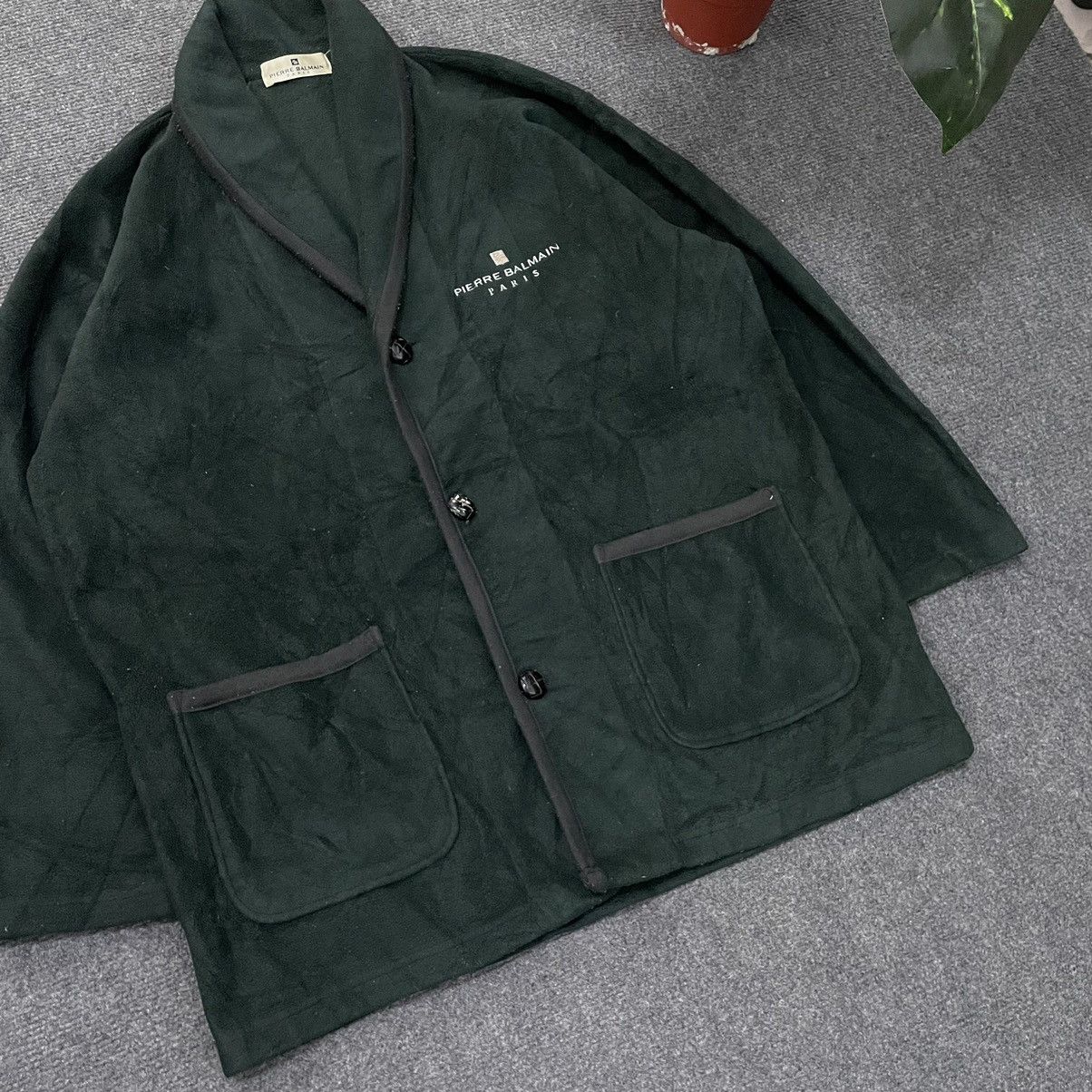 Designer × Pierre Balmain Pierre Balmain Button Fleece Jacket Size US L / EU 52-54 / 3 - 2 Thumbnail