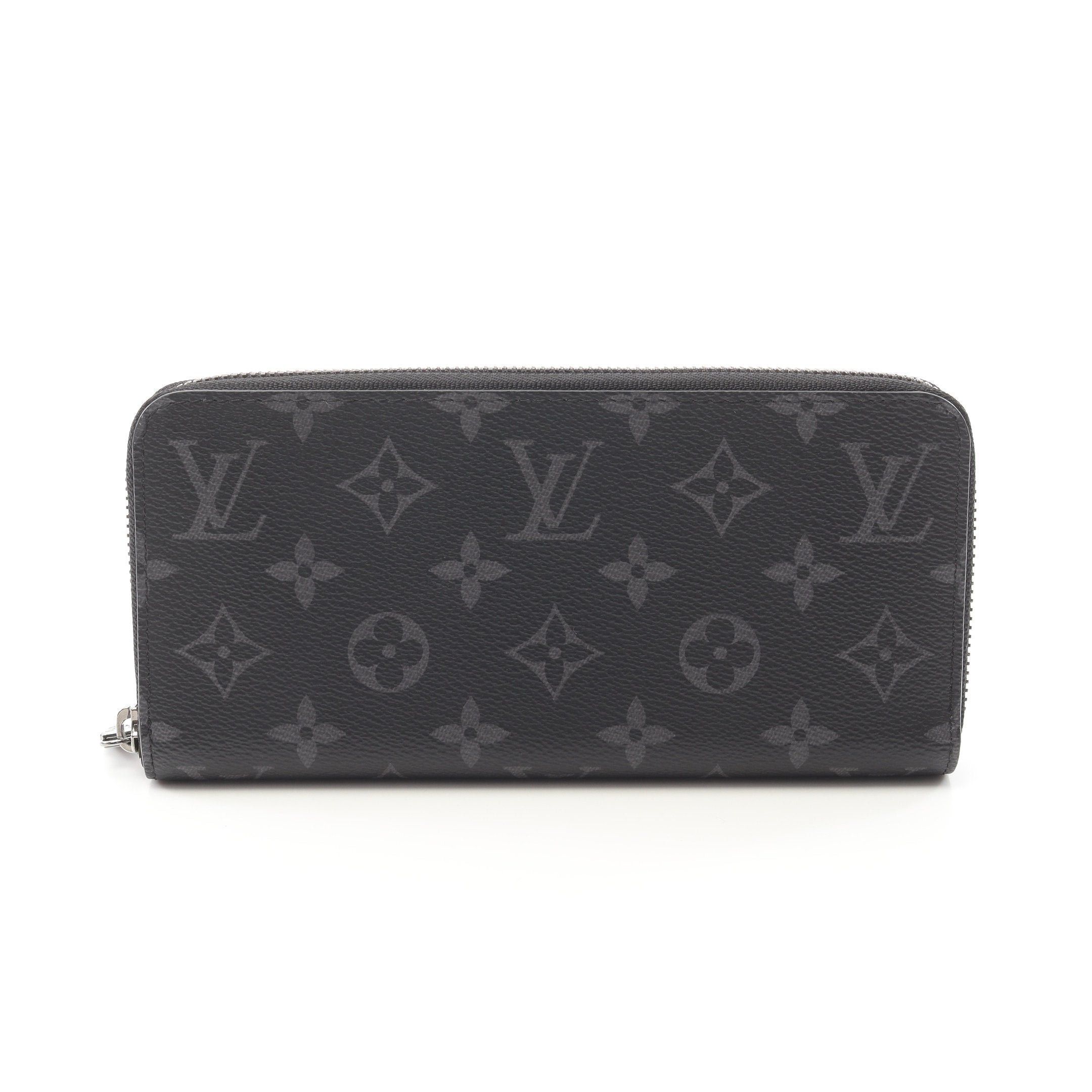 Louis Vuitton Louis Vuitton Zippy Wallet Horizontal Monogram Eclipse Round Zipper Long Black Size ONE SIZE - 1 Thumbnail