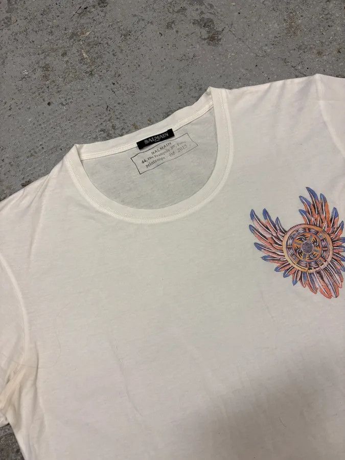 Balmain SS2015 Balmain Dream Catcher White T-Shirt Size US M / EU 48-50 / 2 - 5 Thumbnail