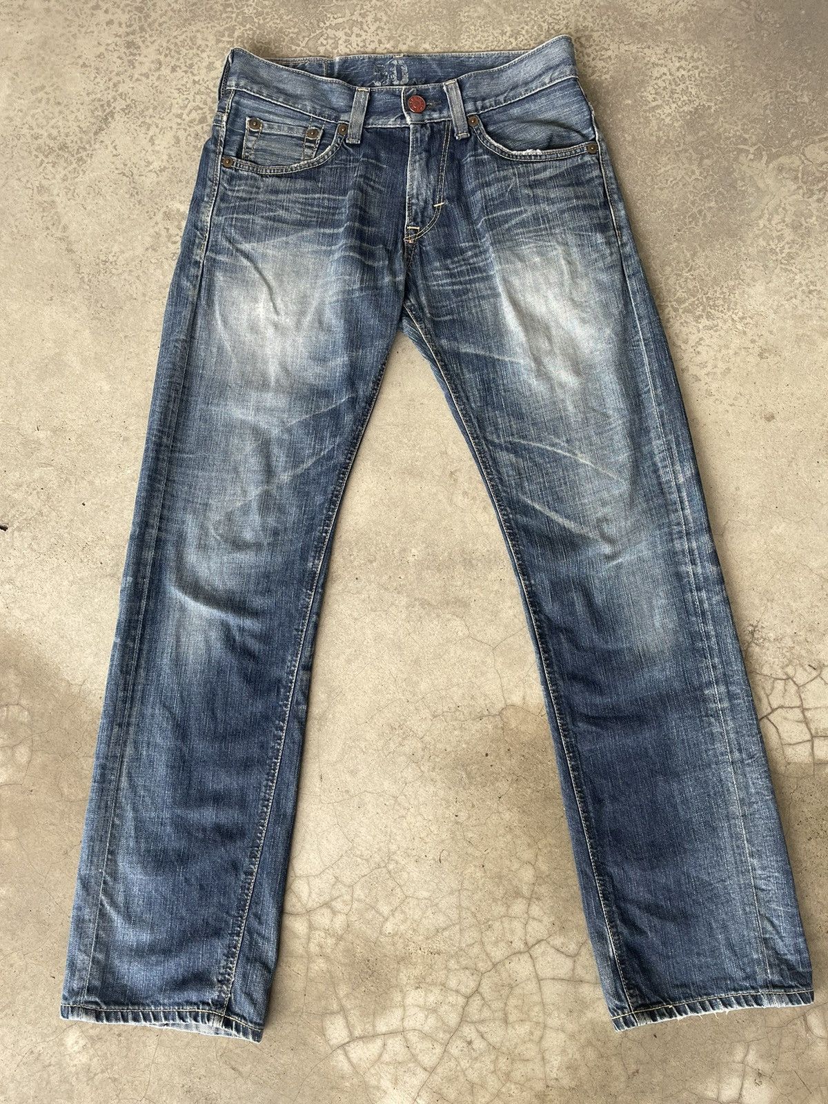 Edwin Edwin Blue Trip Faded Jeans Size US 30 / EU 46 - 2 Thumbnail