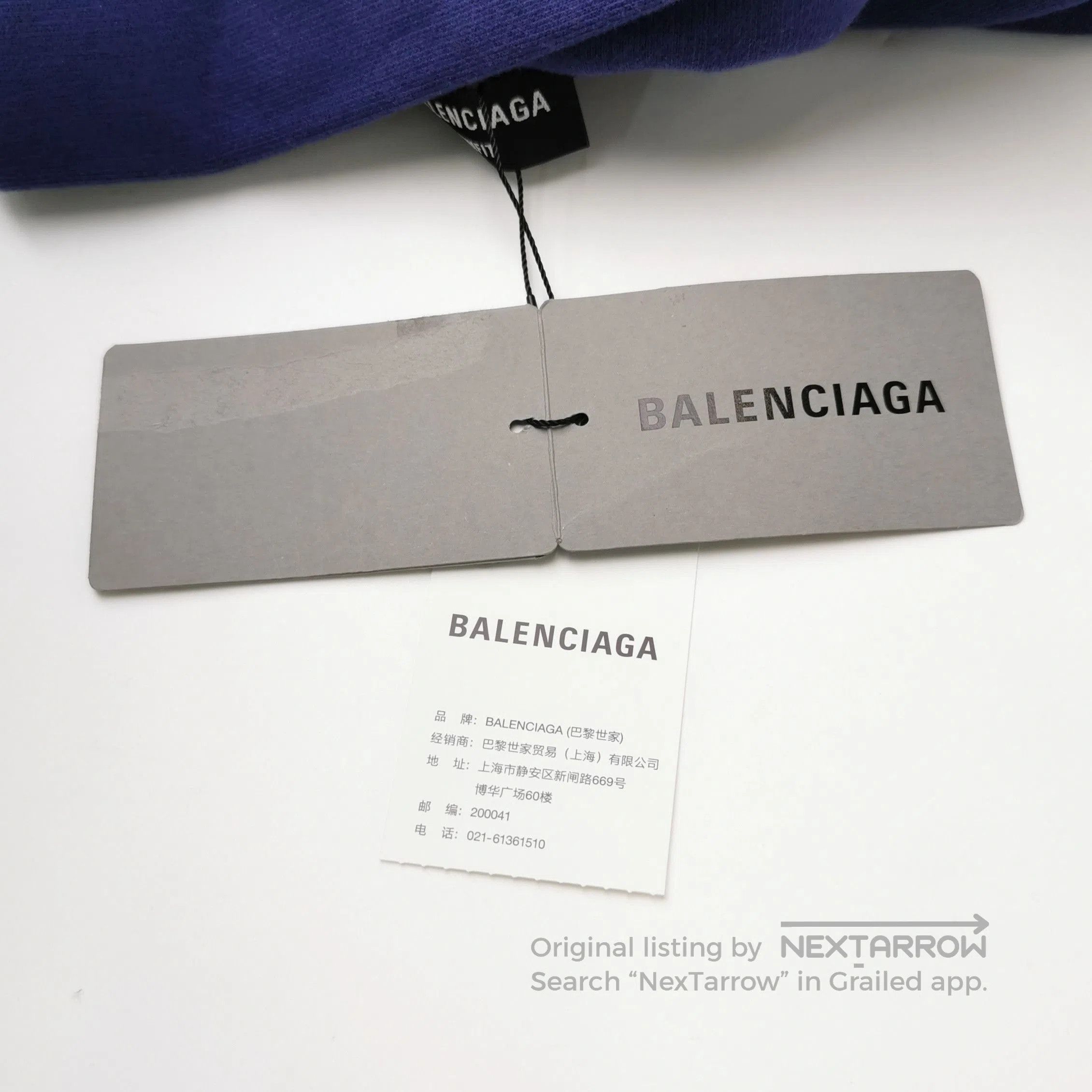 Balenciaga Balenciaga M Cotton Logo Hoodie. Size M / US 6-8 / IT 42-44 - 2 Thumbnail