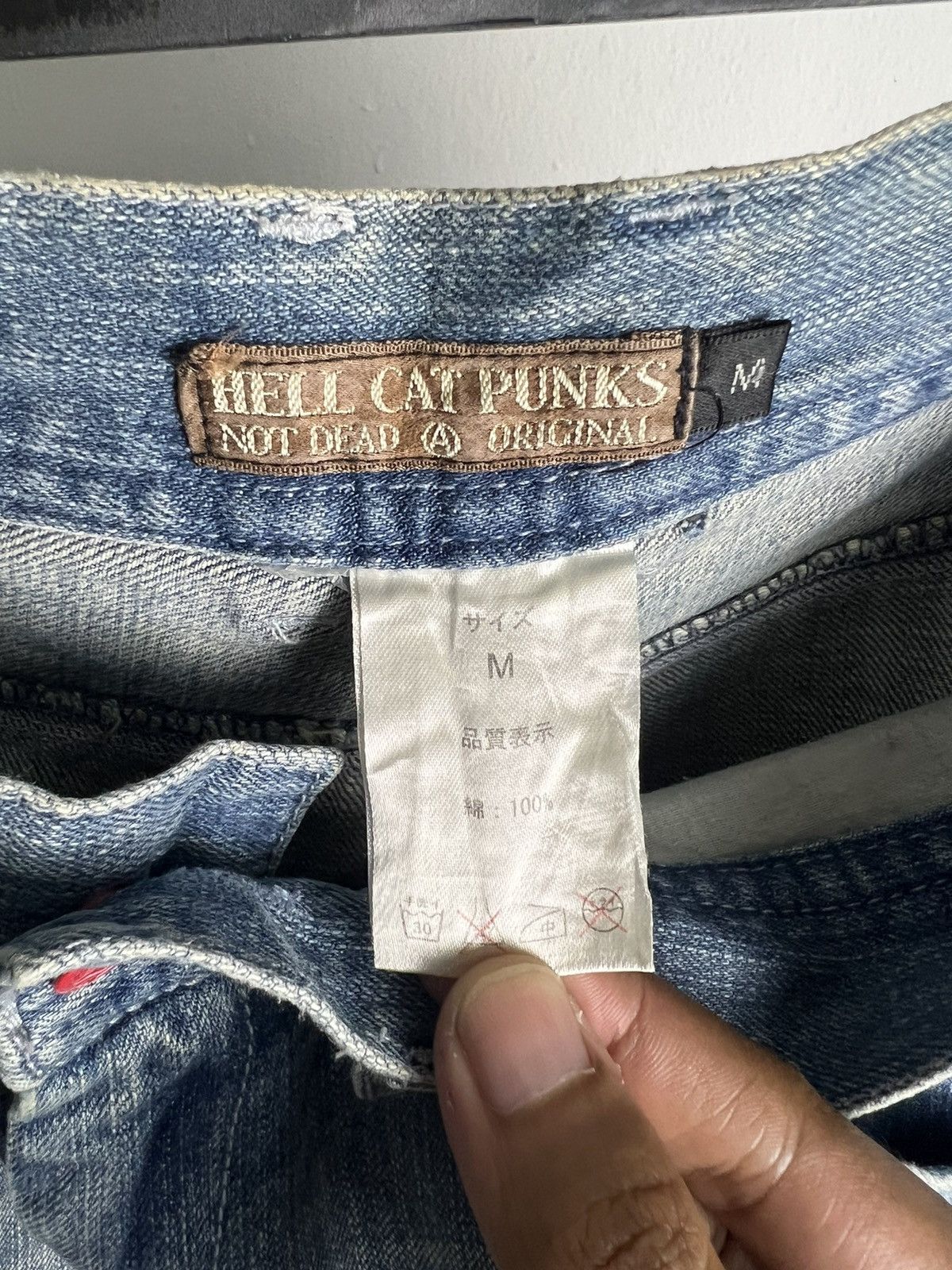Japanese Brand × Seditionaries × Vintage Vintage Hellcat Punks Seditionaries "Death or Glory" Denim Size US 32 / EU 48 - 8 Thumbnail