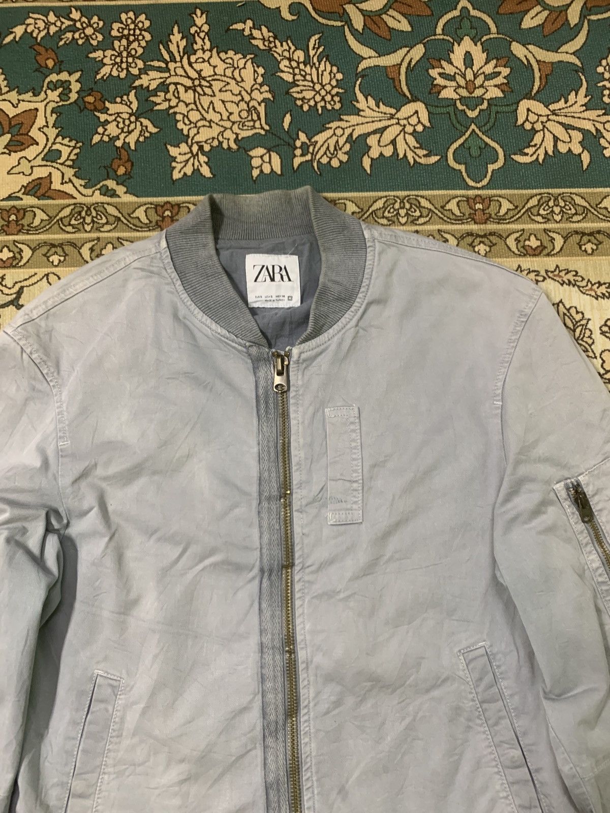 Zara ZARA BOMBER JACKET Size US M / EU 48-50 / 2 - 4 Thumbnail
