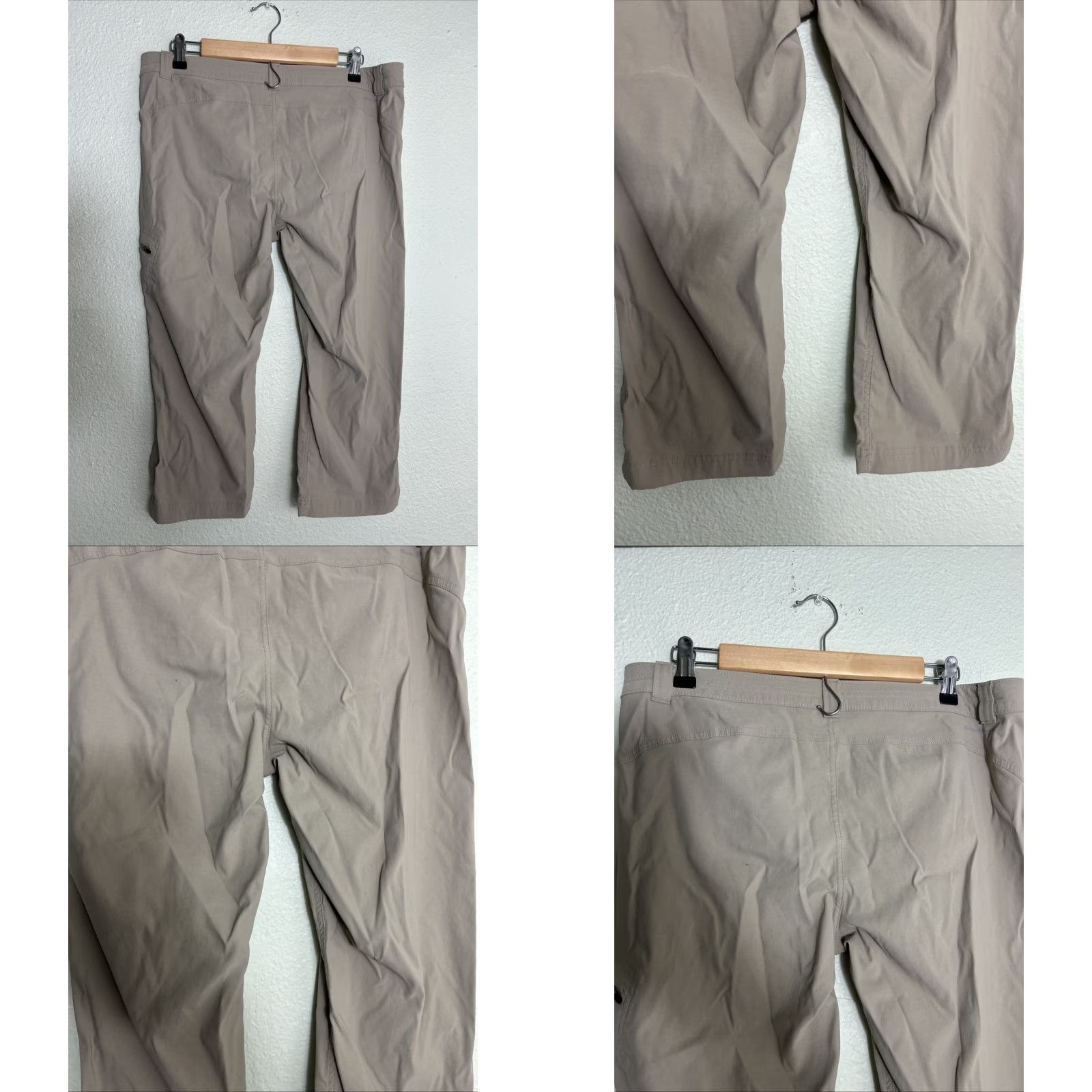 Eddie Bauer Eddie Bauer Womens Pants Cropped Beige Size 12 Cargo 34x21 Womens Size 34" / US 12 / IT 48 - 8 Thumbnail