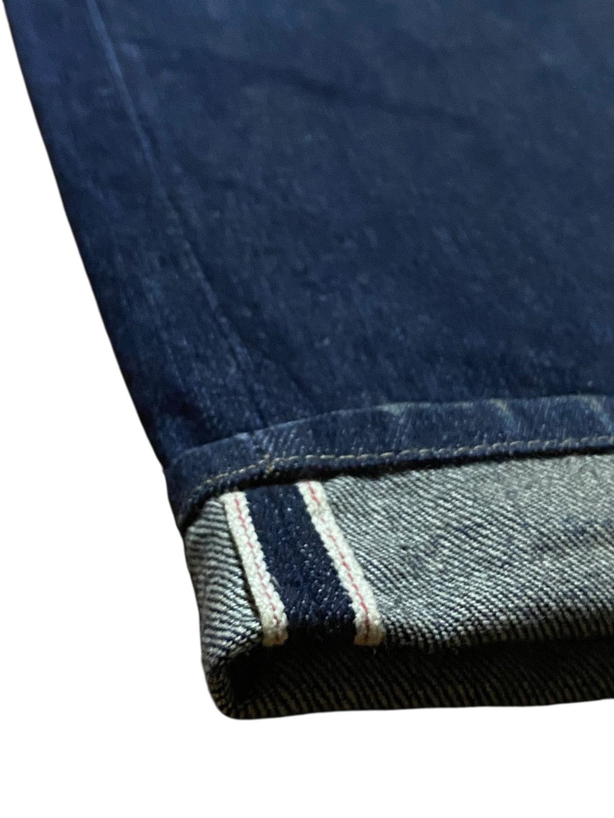 Japanese Brand Vintage Uniqlo Selvedge Blue Wash Distressed Jeans Size US 37 - 11 Thumbnail