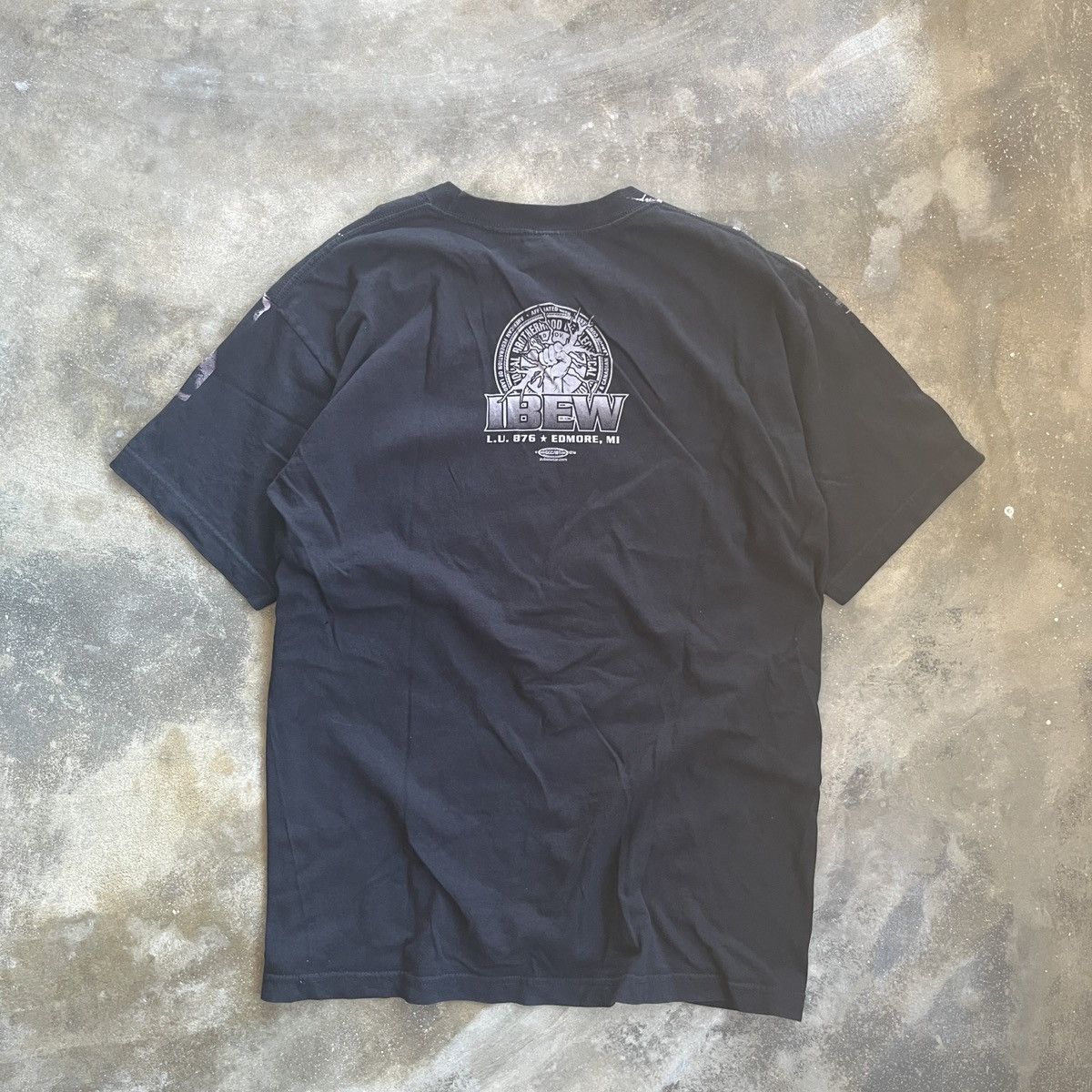 Vintage T-Shirt Vintage Bayside Ibew Big Print 876 Size US L / EU 52-54 / 3 - 6 Thumbnail