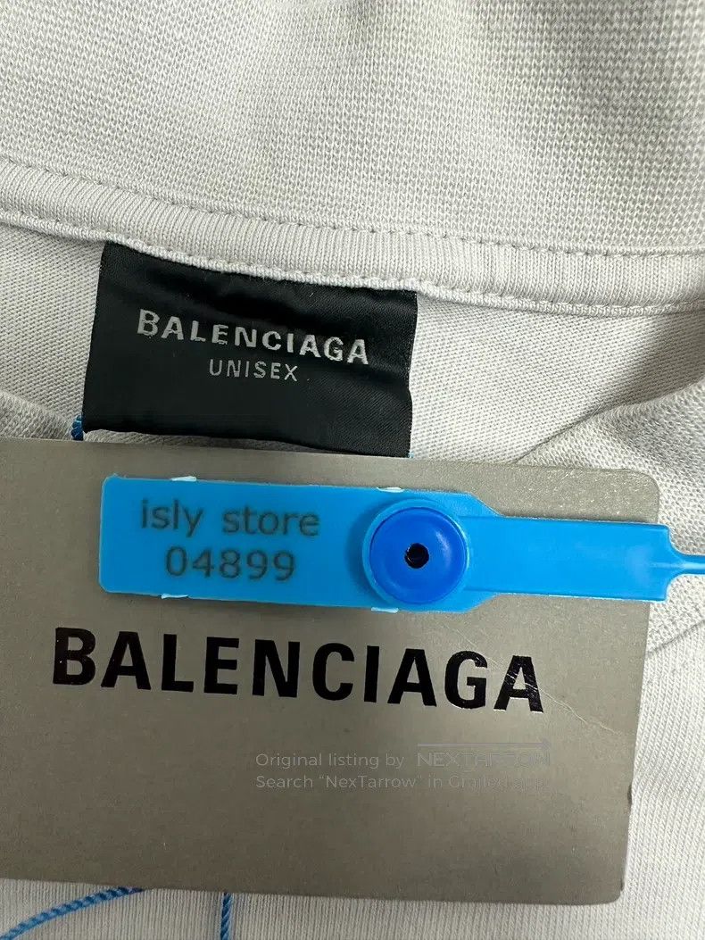 Balenciaga Balenciaga Letter Printed Short Sleeve Crewneck Top Size US XS / EU 42 / 0 - 4 Thumbnail