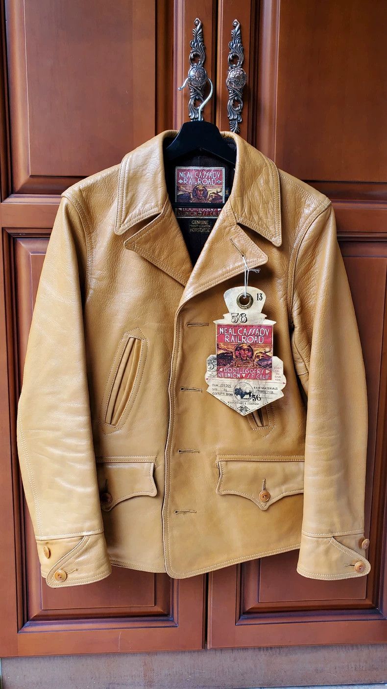 Freewheelers Vintage Bootleggers Leather Jacket-dmc Size US L / EU 52-54 / 3 - 1 Thumbnail