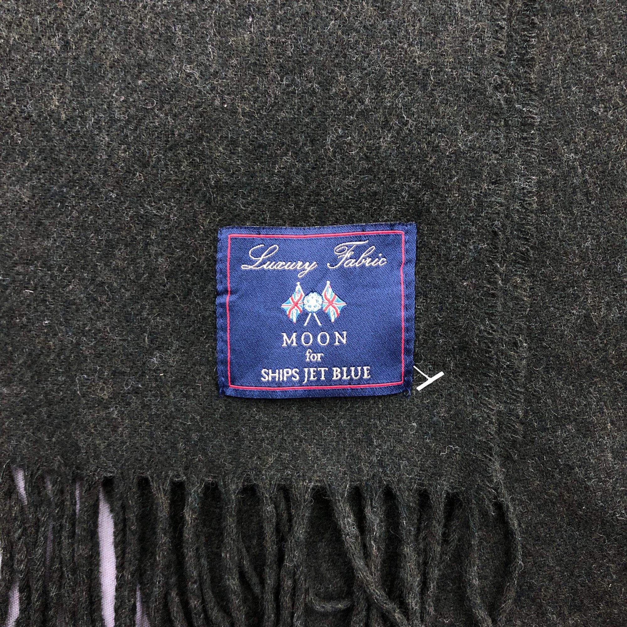 SHIPS Vintage Y2K Ships Scarf Muffler Wool Fringe Winter Scarves Size ONE SIZE - 5 Thumbnail