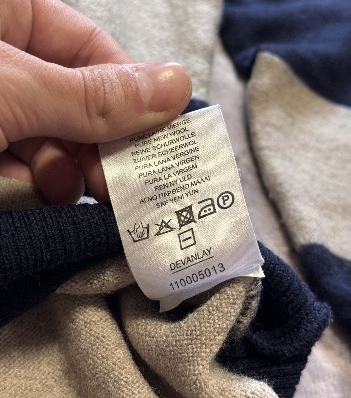 Lacoste × Vintage Vintage Lacoste Wool Knitwear Sweater Size US M / EU 48-50 / 2 - 8 Thumbnail