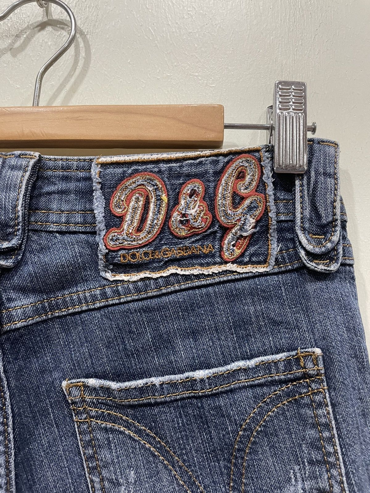 Designer × Dolce & Gabbana × Vintage Dolce & Gabbana Knee length Jeans Size 28" / US 6 / IT 42 - 6 Thumbnail