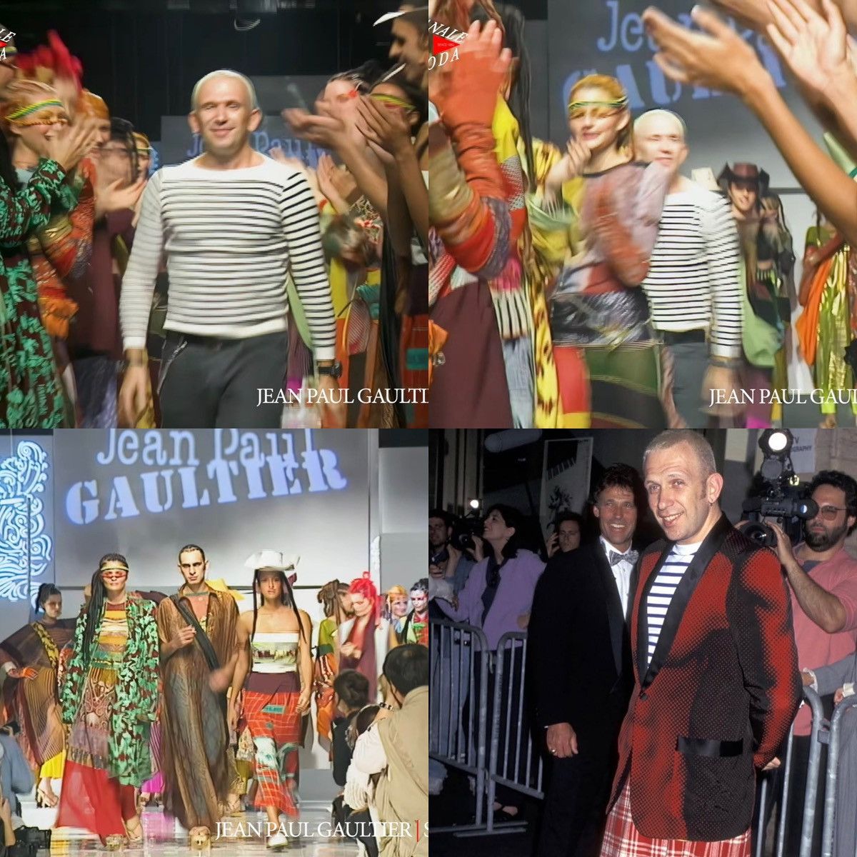 Jean Paul Gaultier Jean Paul Gaultier Maille 1994 Devil Hand & Dragon T Shirt Size US S / EU 44-46 / 1 - 18 Thumbnail