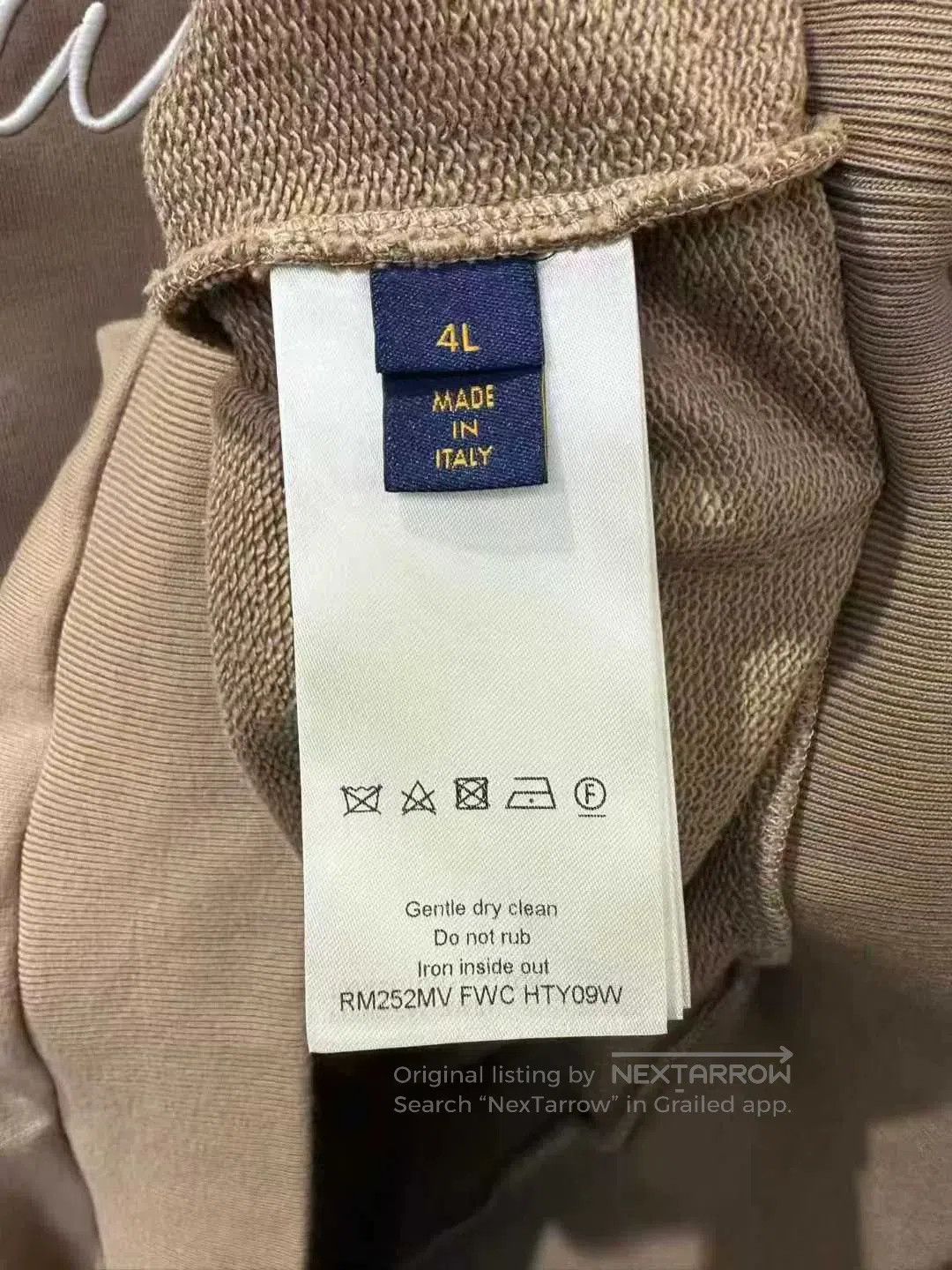 Louis Vuitton louis vuitton khaki embroidered logo sweatshirt. Size US L / EU 52-54 / 3 - 3 Thumbnail