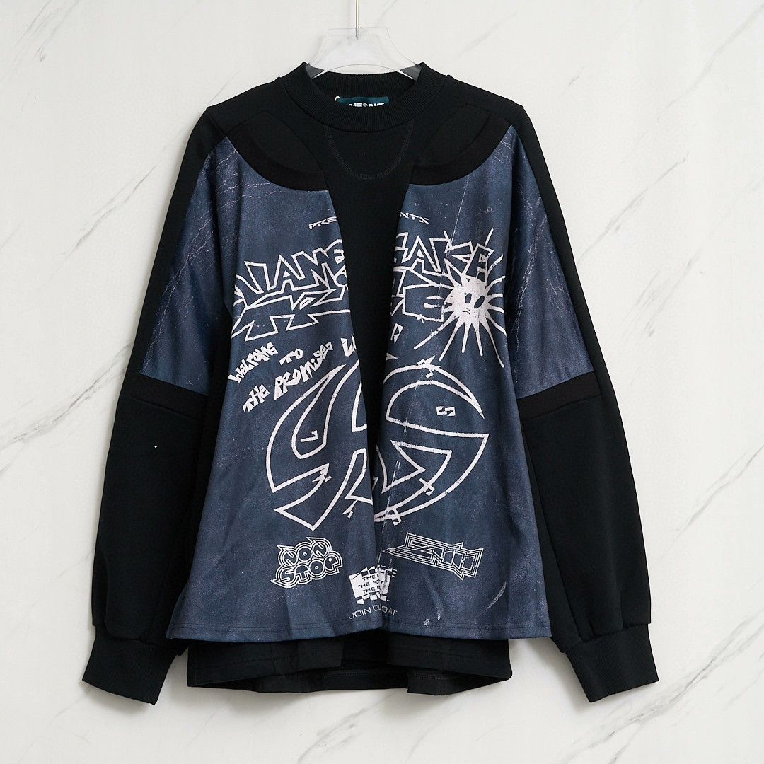 NAMESAKE Namesake Men's Oversize Patch Vest Size US M / EU 48-50 / 2 - 1 Thumbnail