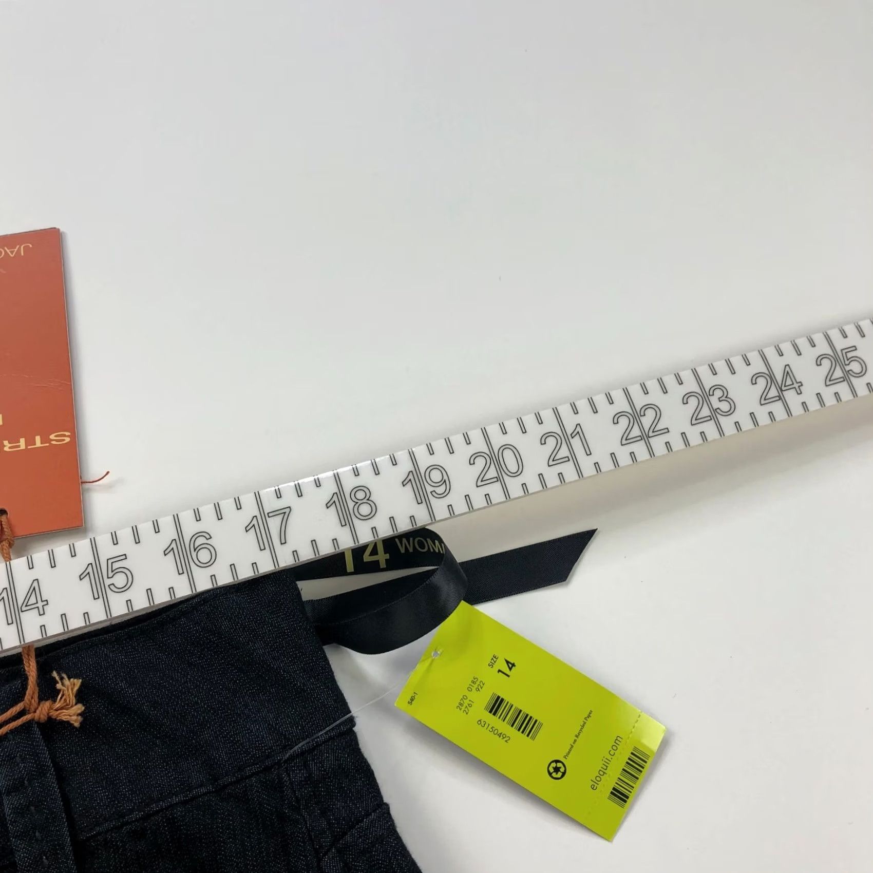 AG Jeans Jag Jeans Curvy Fit 14 Bootcut Denim Jeans High Rise Blue 34W 33L 5-Pocket Stretch Womens Jeans Size 36" / US 14 / IT 50 - 7 Thumbnail