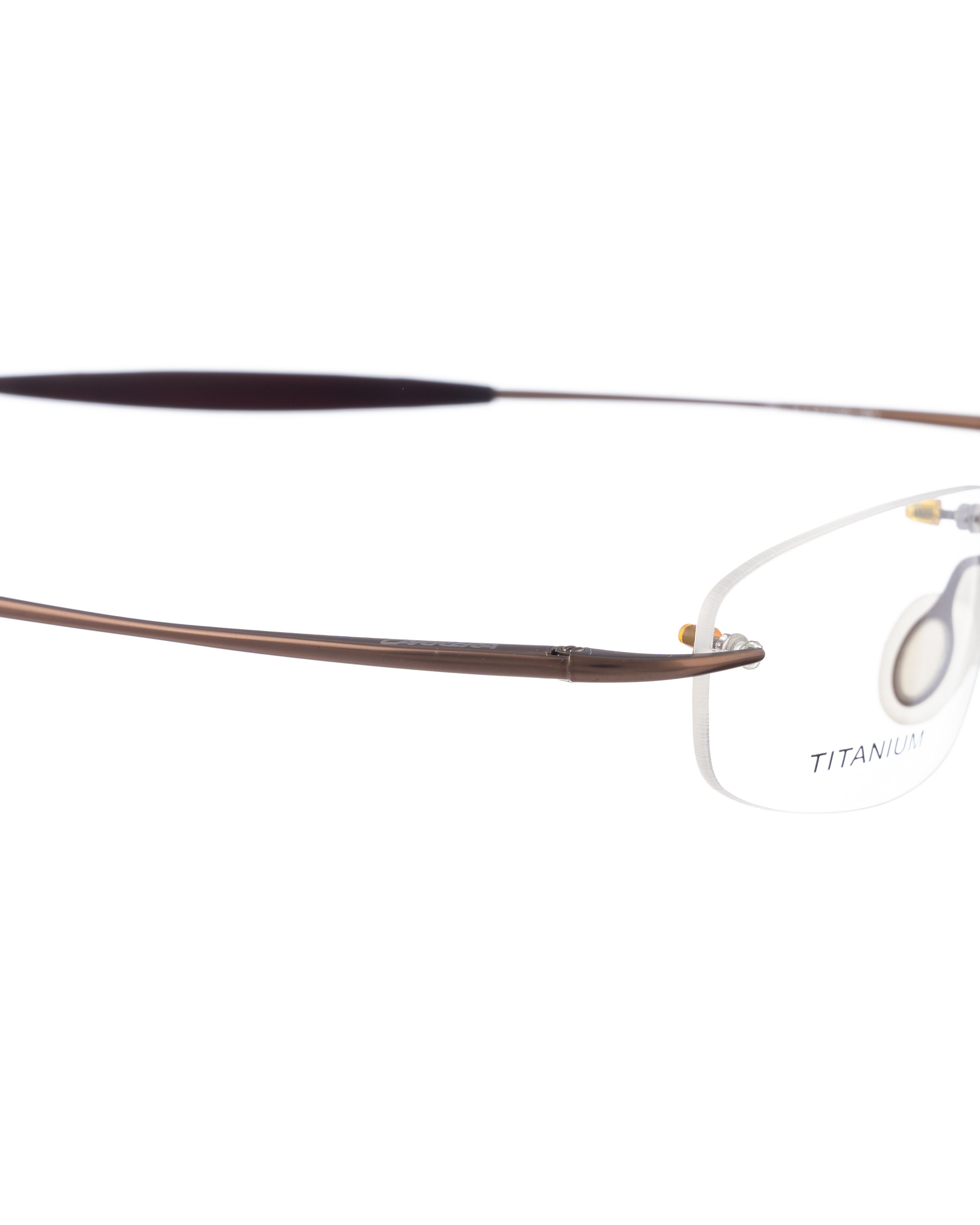 Carrera Carrera 90s Rimless Sporty Brown Metallic Glasses Size ONE SIZE - 2 Thumbnail