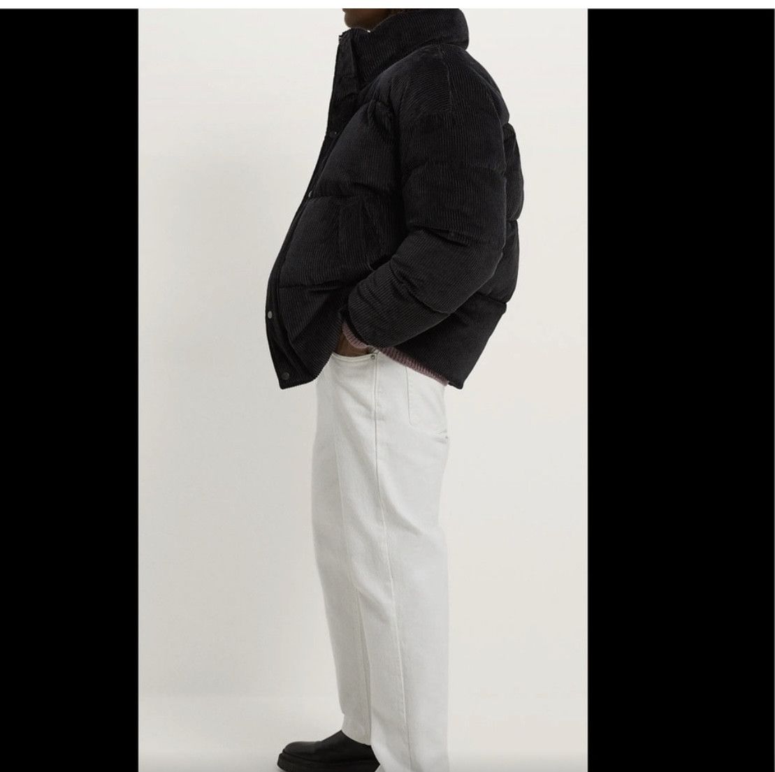 Zara ZARA BLACK CORDUROY PUFFER JACKET | L/XL Size US L / EU 52-54 / 3 - 2 Thumbnail