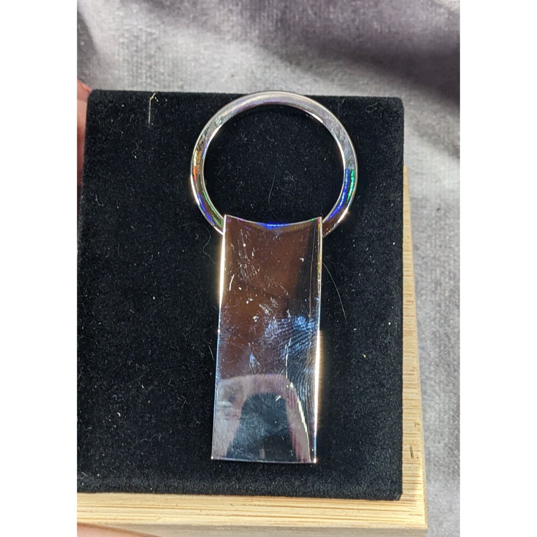 Other JW Collection Sleek Bright Silver Tone Keychain Size ONE SIZE - 6 Thumbnail