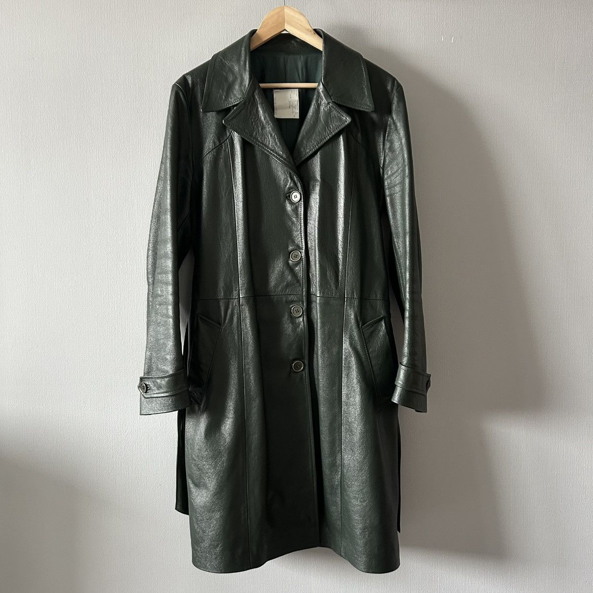 Alexander McQueen Alexander McQueen AW1997 Jungle Runway Leather Coat Maxim Size US M / EU 48-50 / 2 - 5 Thumbnail
