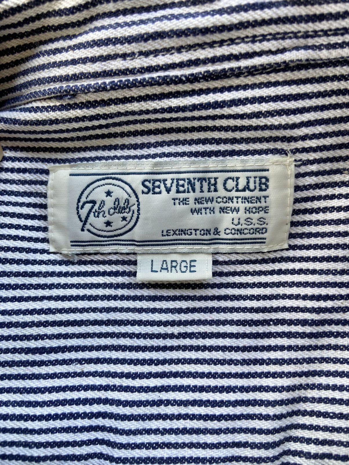 Japanese Brand × Seventh × Vintage Vintage Seventh club hickory shirt Size US M / EU 48-50 / 2 - 8 Thumbnail