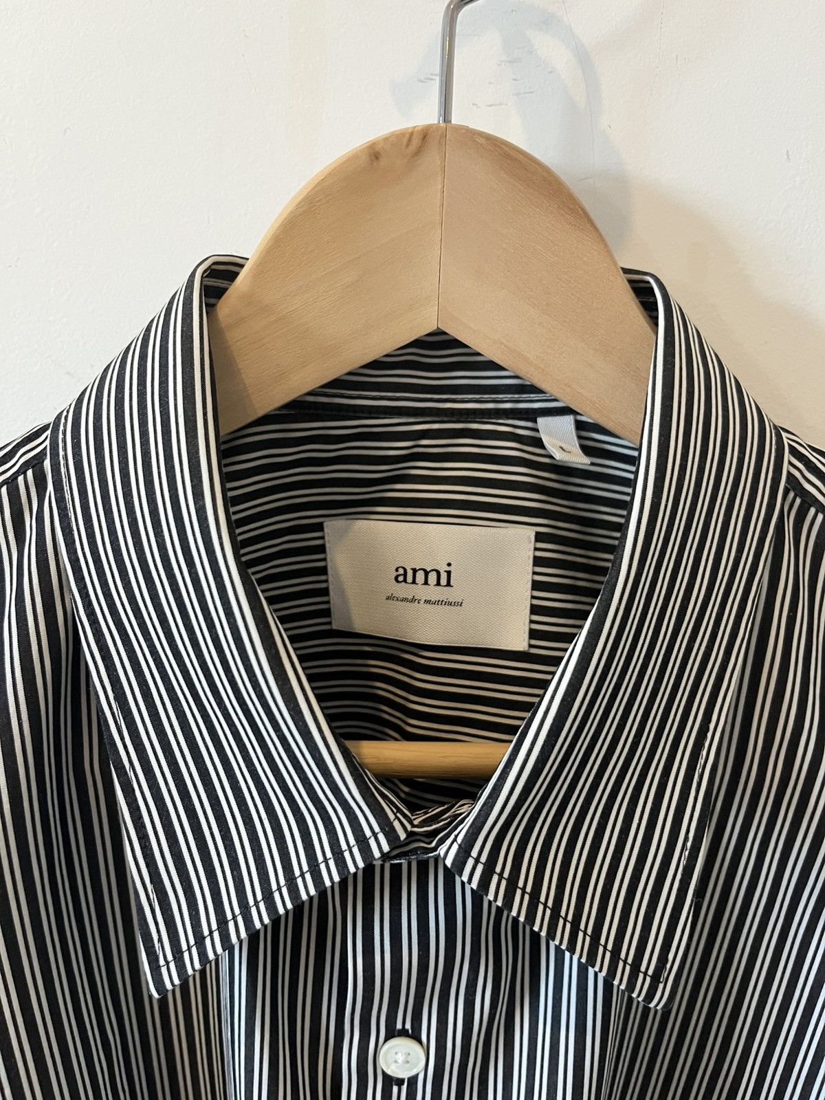 AMI AMI Boxy striped shirt Size US L / EU 52-54 / 3 - 3 Thumbnail