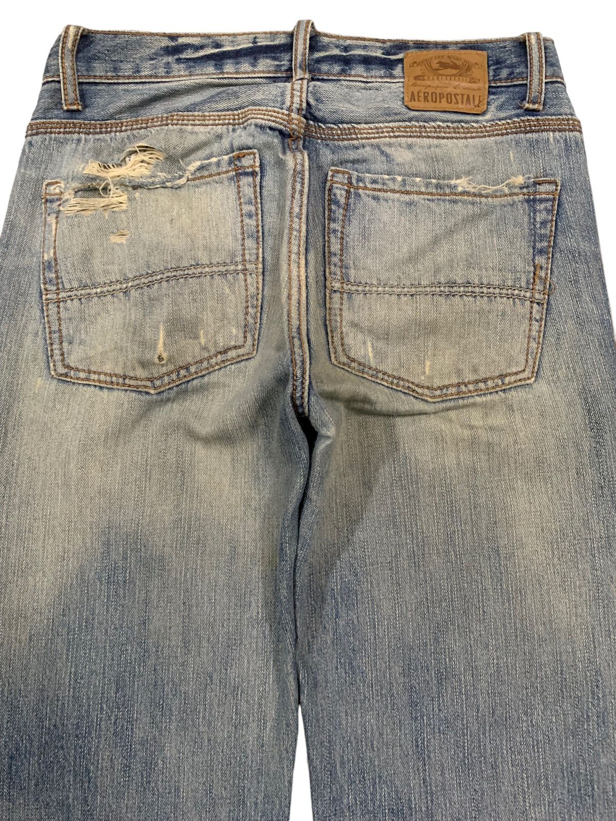 Aeropostale Vintage Aeropostale Mud Wash Distressed Grunge Jeans Size US 30 / EU 46 - 11 Thumbnail