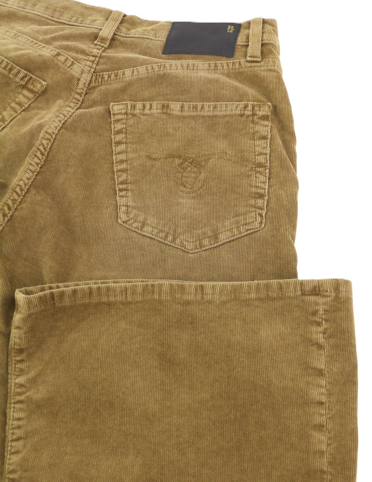 R13 CHARLOTEE 25 Golden Brown Stretch Cord Faded FW25 86539 Size 25" / US 0 / IT 36 - 7 Thumbnail