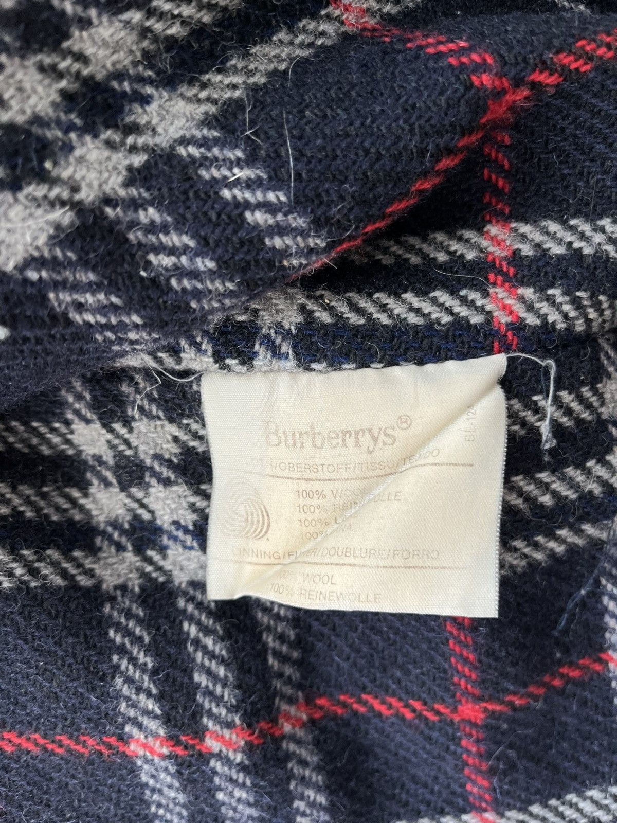Burberry Burberrys Vintage Wool Bomber 90s Size US XL / EU 56 / 4 - 11 Thumbnail