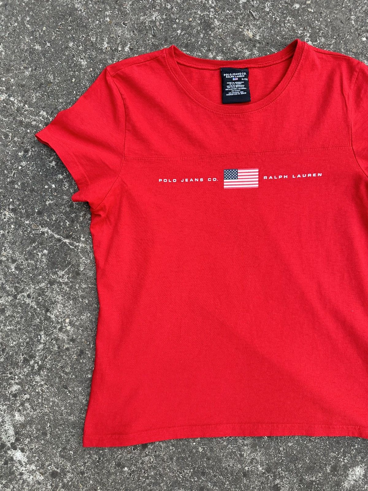Polo Ralph Lauren Vintage Polo Ralph Lauren T-Shirt USA Logo Size XL / US 12-14 / IT 48-50 - 2 Thumbnail