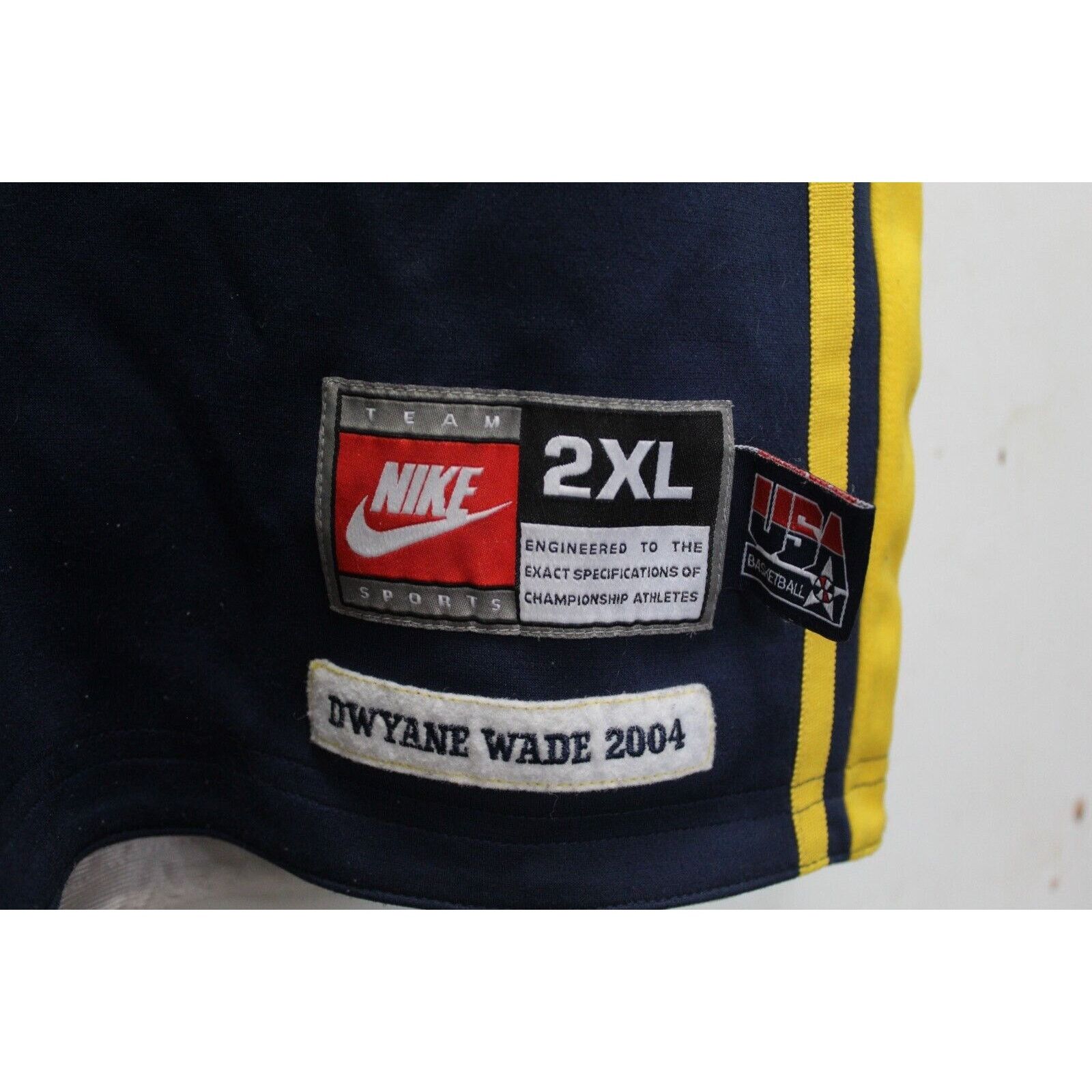 Nike NIKE REVERSIBLE TEAM USA 2004 MARQUETTE DWYANE WADE 2XL Size US M / EU 48-50 / 2 - 7 Thumbnail