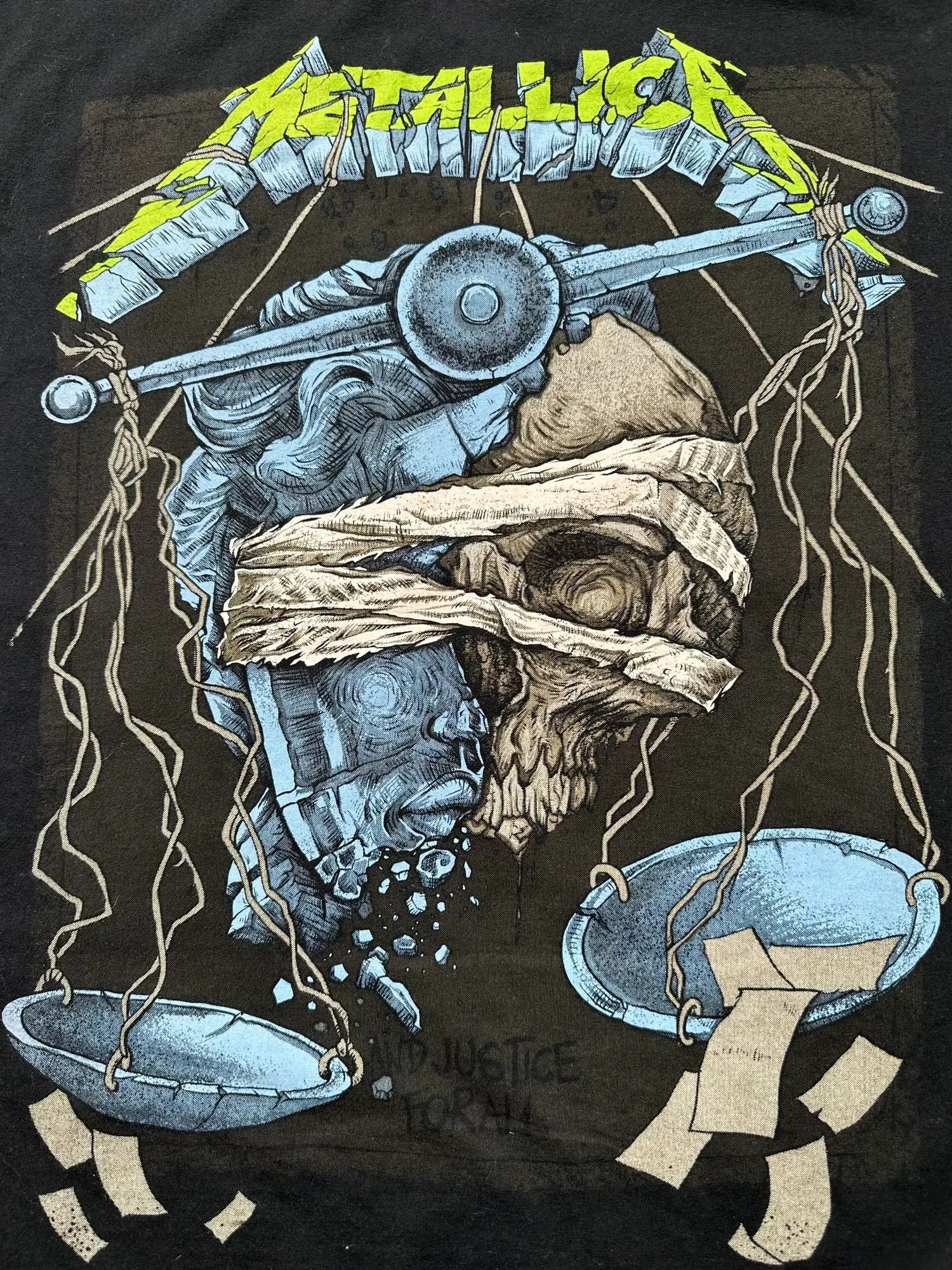 Band Tees Metallica Vintage T-Shirt (339) Size US L / EU 52-54 / 3 - 4 Thumbnail