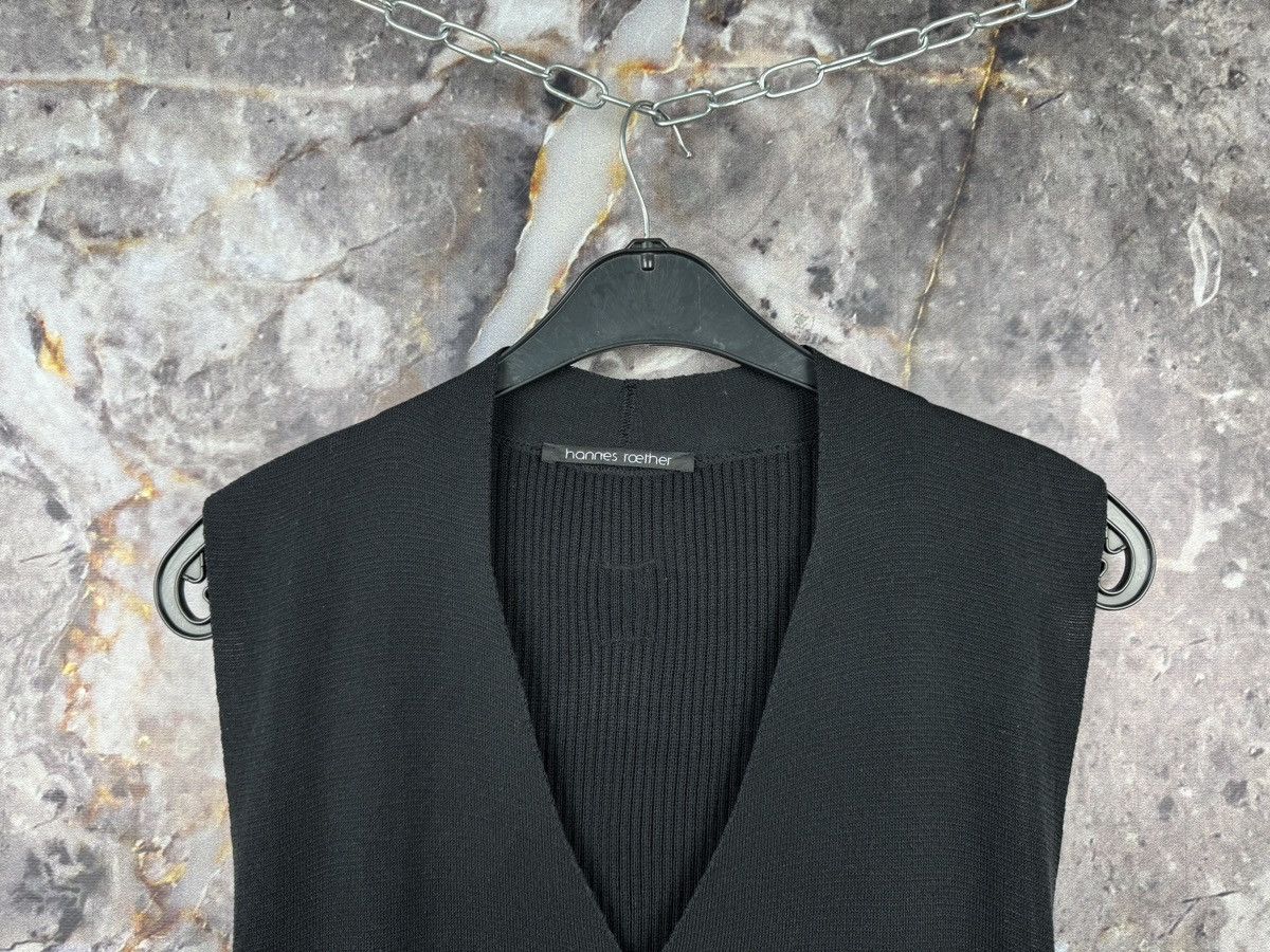 hannes roether Hannes Roether Black Sleeveless Cardigan Vest Men’s Size US XXL / EU 58 / 5 - 2 Thumbnail