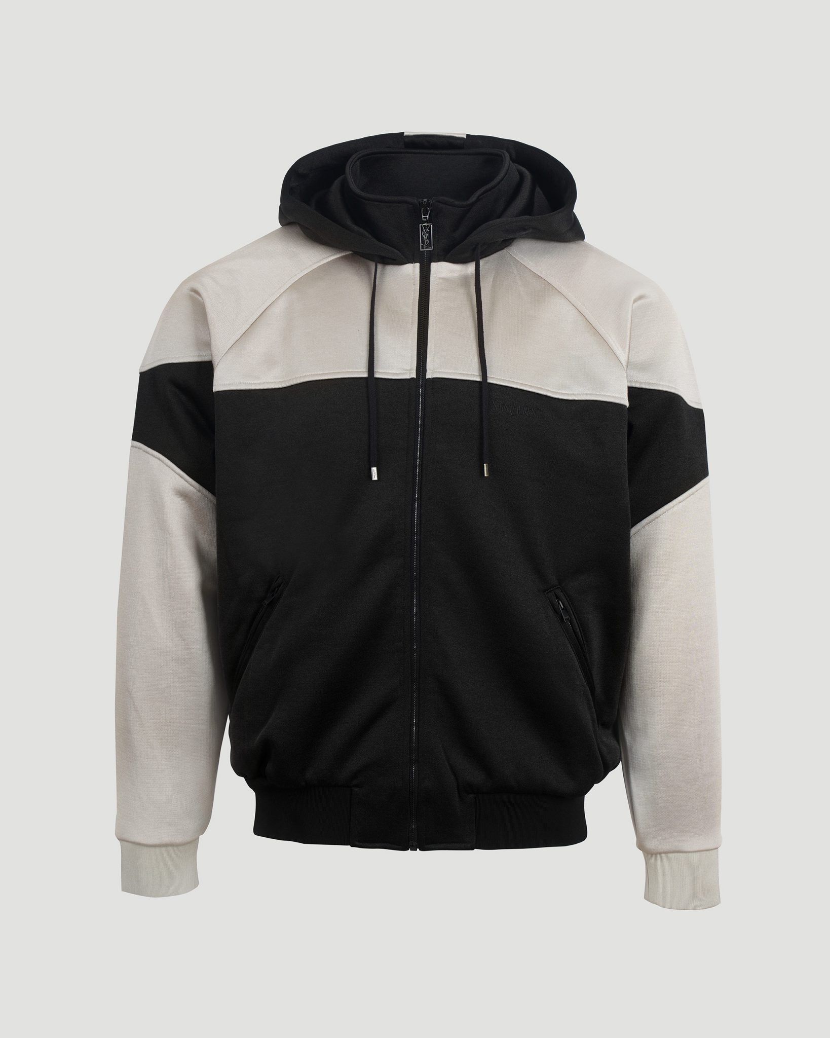 Saint Laurent Paris o1bcso1str1124 Zip Up Hoodie in Black Size US XXL / EU 58 / 5 - 1 Thumbnail