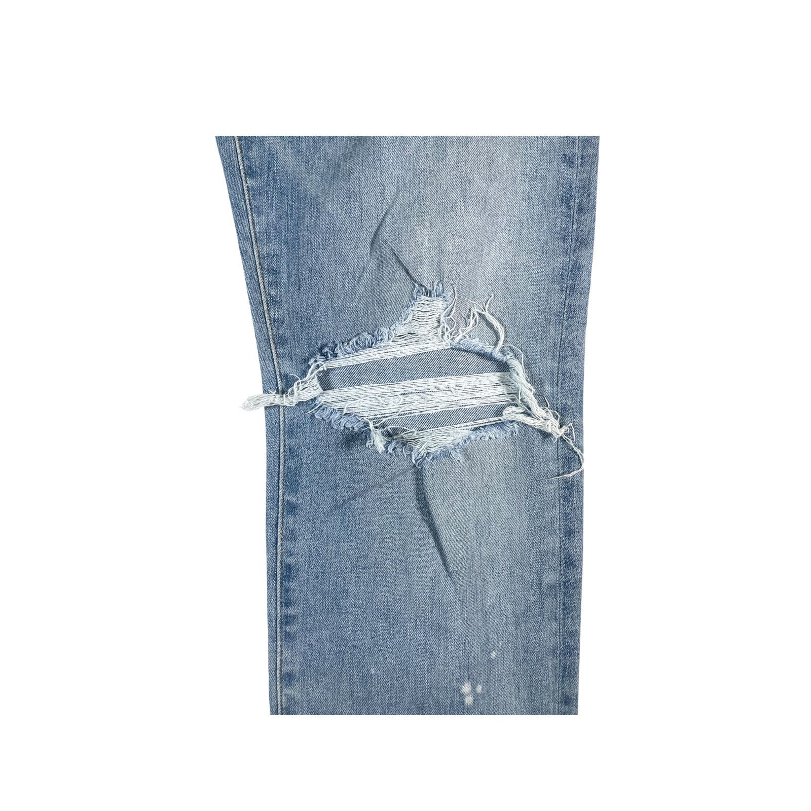 Amiri Amiri Paint Drip Light Wash Jeans Size US 38 / EU 54 - 3 Thumbnail