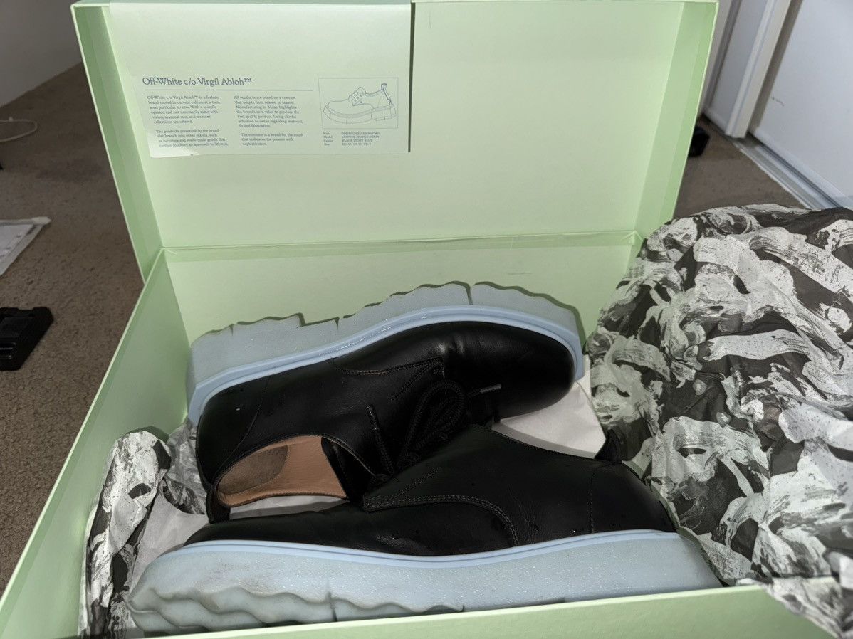 Off-White Off-White Leather Sponge Derby Size US 10 / EU 43 - 3 Thumbnail