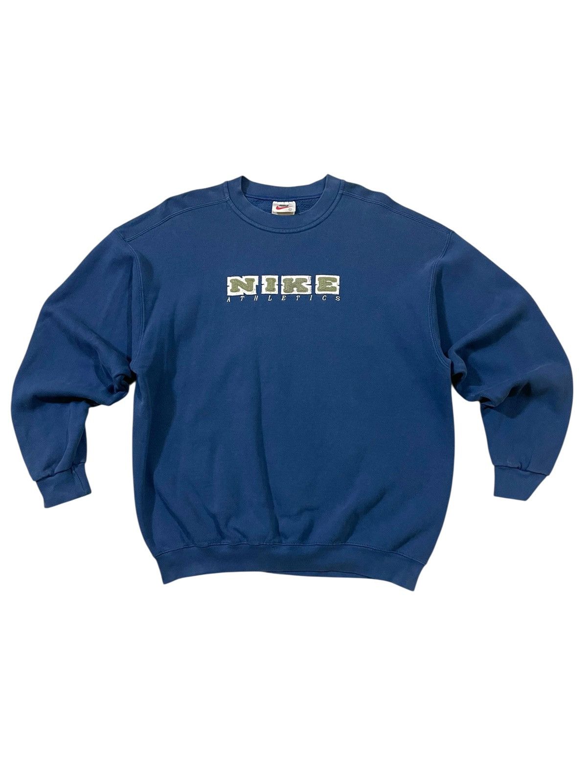Vintage Vintage 90's Nike Athletics Sweatshirt Size US L / EU 52-54 / 3 - 2 Thumbnail