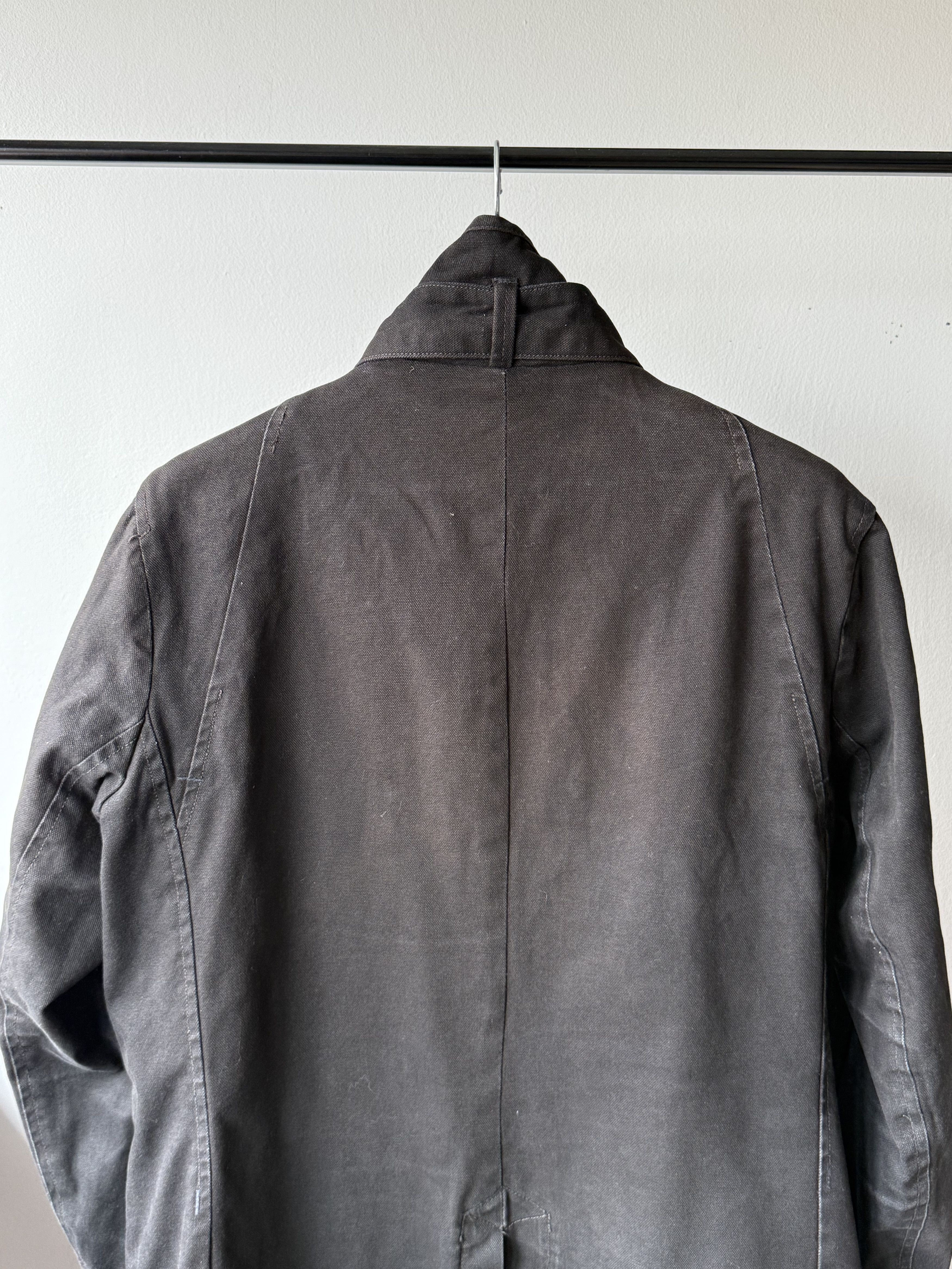 G-Star G-Star Raw Fleet Garber Black Military Denim Trench Jacket Size US L / EU 52-54 / 3 - 5 Thumbnail