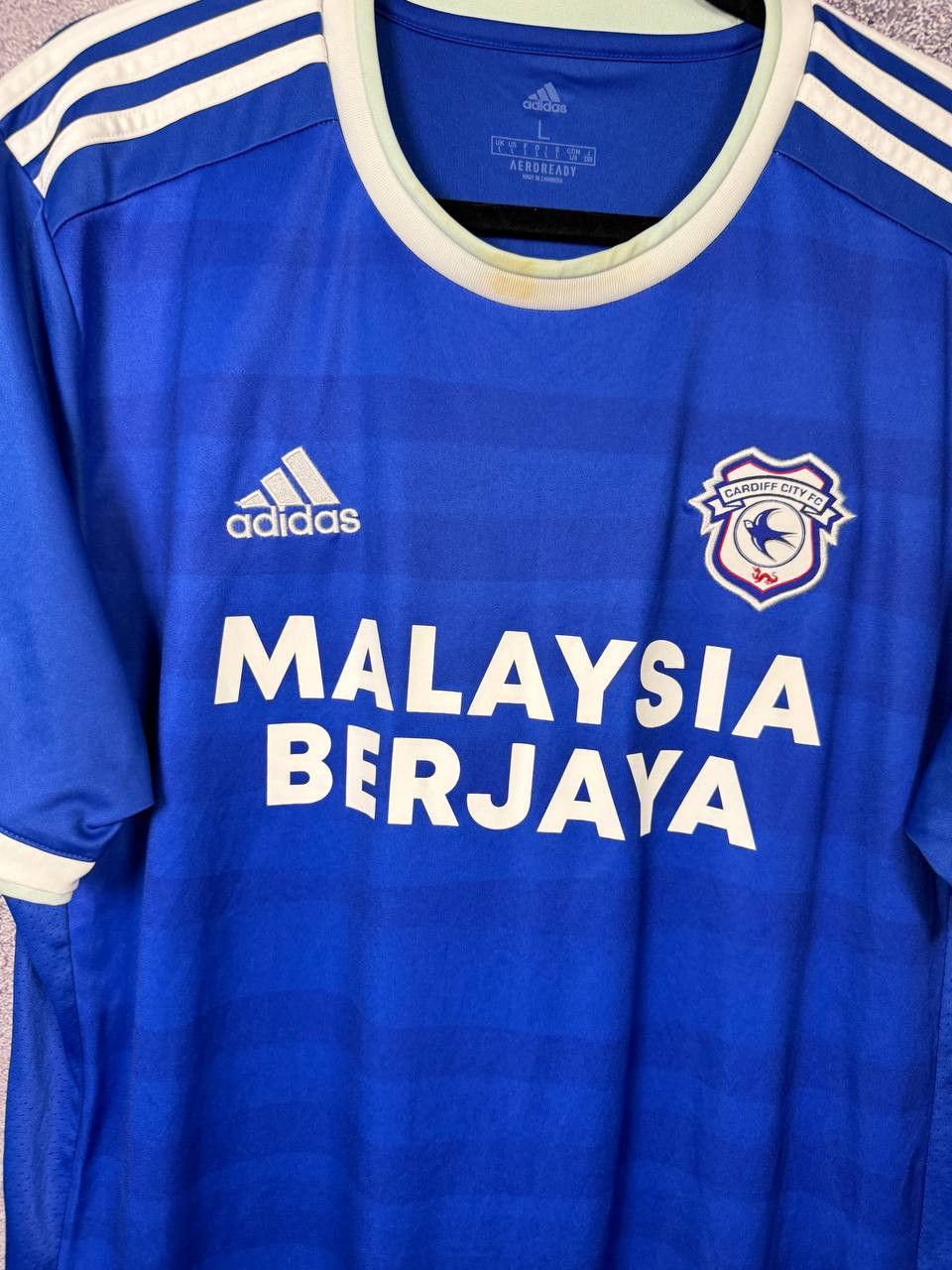 Adidas Vintage Cardiff City 2020/21 Adidas Soccer Jersey Blokcore Size US L / EU 52-54 / 3 - 6 Thumbnail