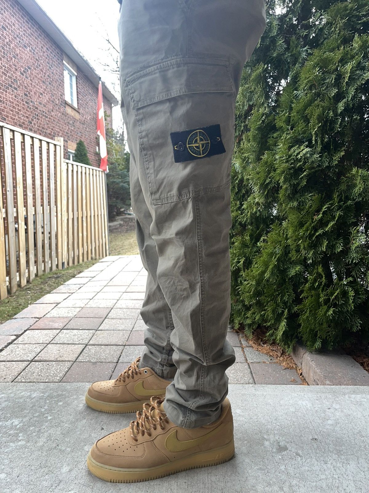 Stone Island Stone Island Slim Olive Cargo Pants Size US 34 / EU 50 - 1 Thumbnail