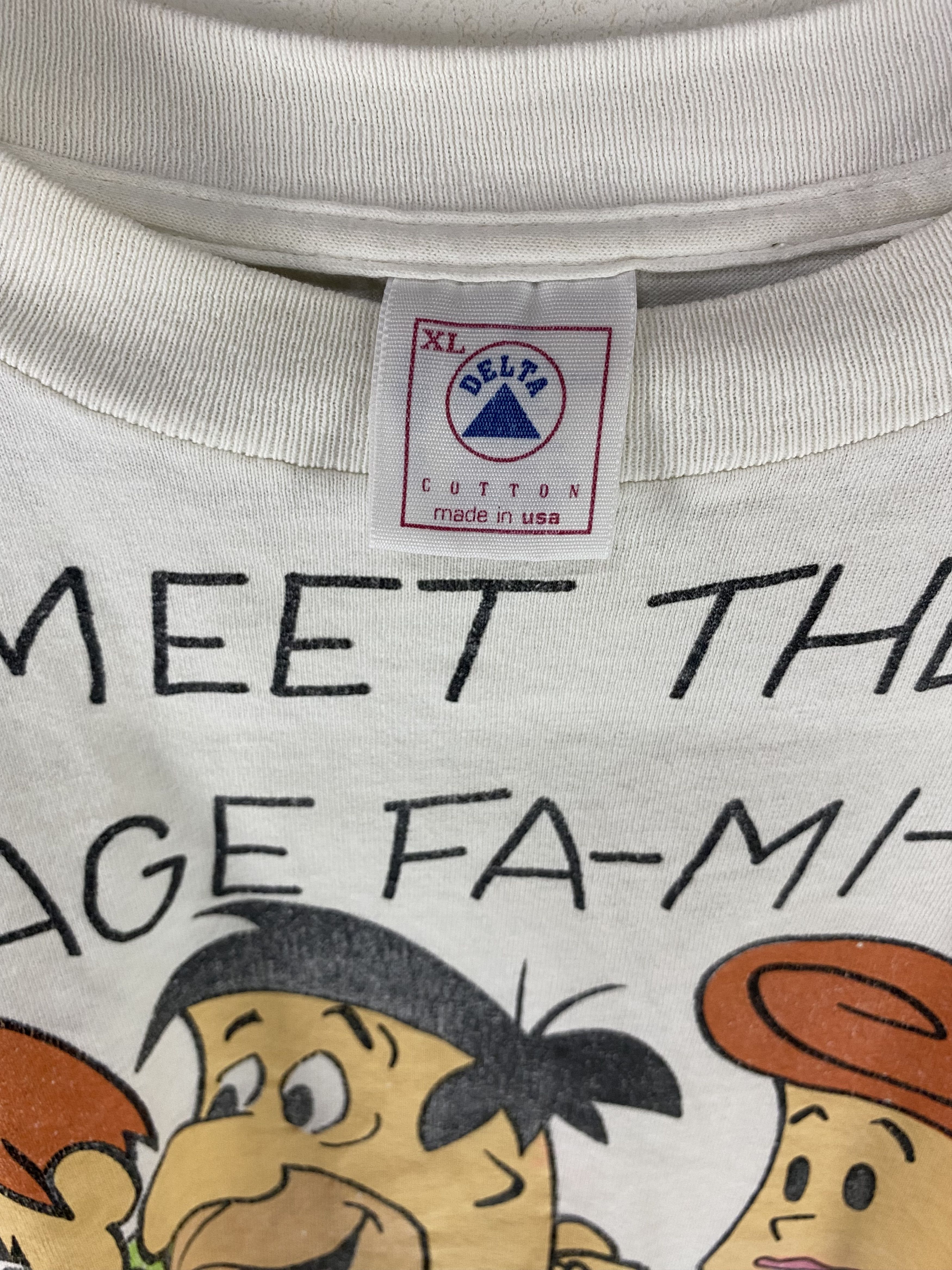 Cartoon Network × Vintage 90s The flintstones allover print shirt Size US XL / EU 56 / 4 - 10 Thumbnail
