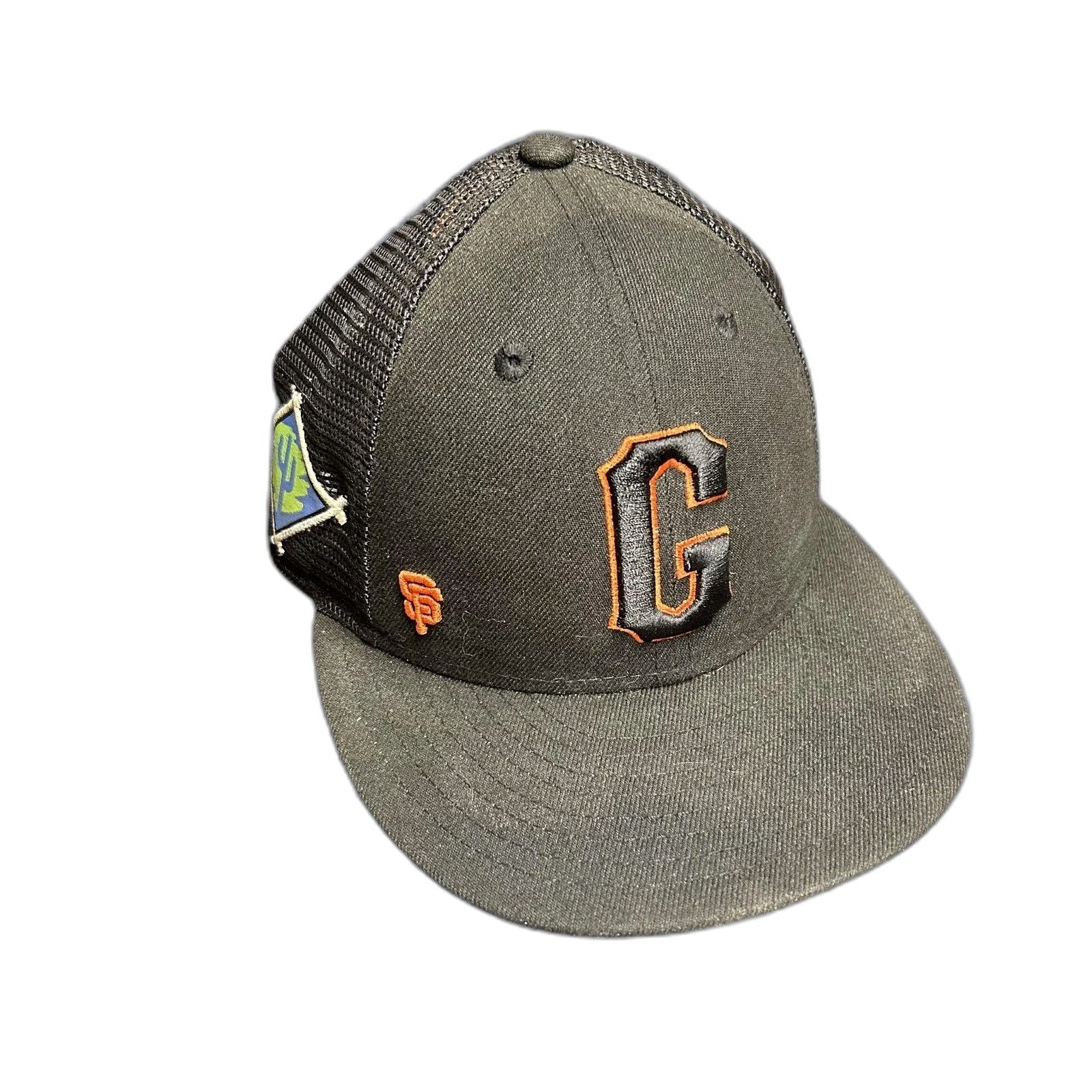 New Era MLB San Francisco Giants New Era Mesh Fitted Hat 7 1/4 2023 Size US XXS / EU 40 - 2 Thumbnail