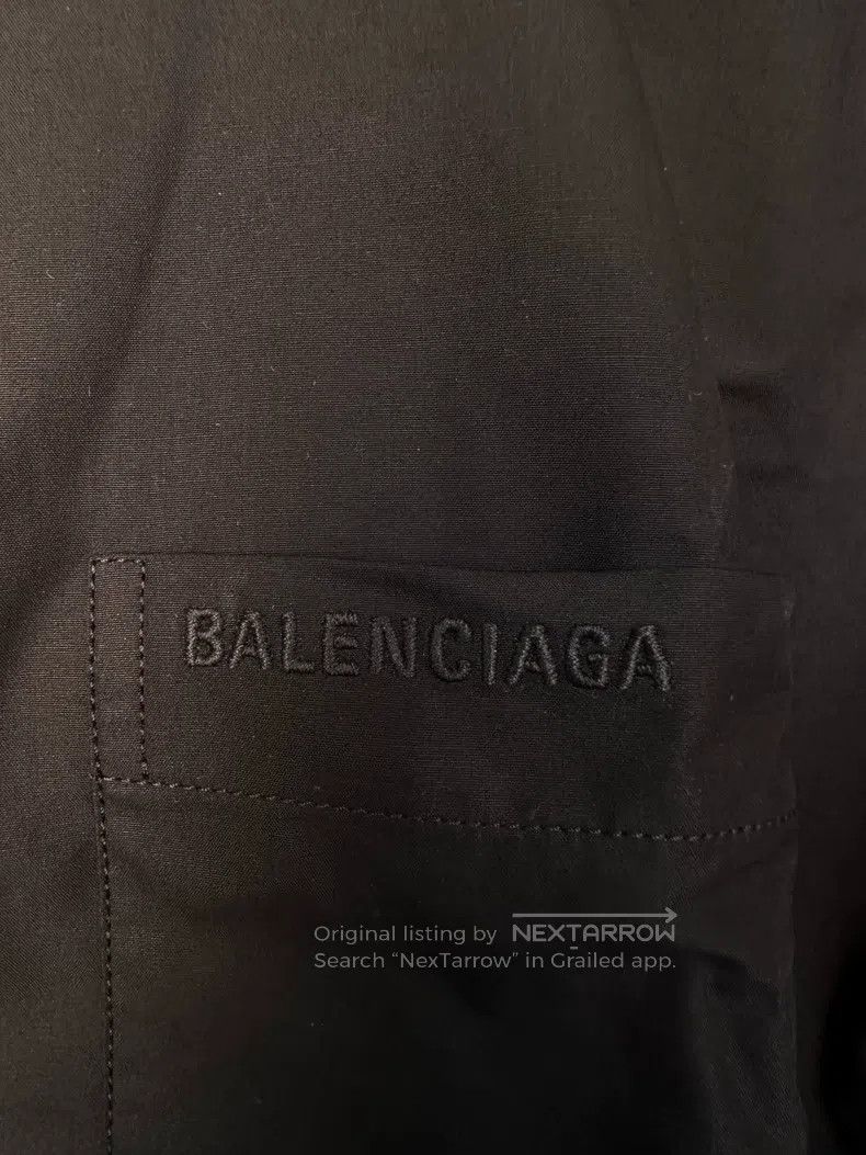 Balenciaga Balenciaga Black embroidered logo shirt Size XS / US 0-2 / IT 36-38 - 2 Thumbnail